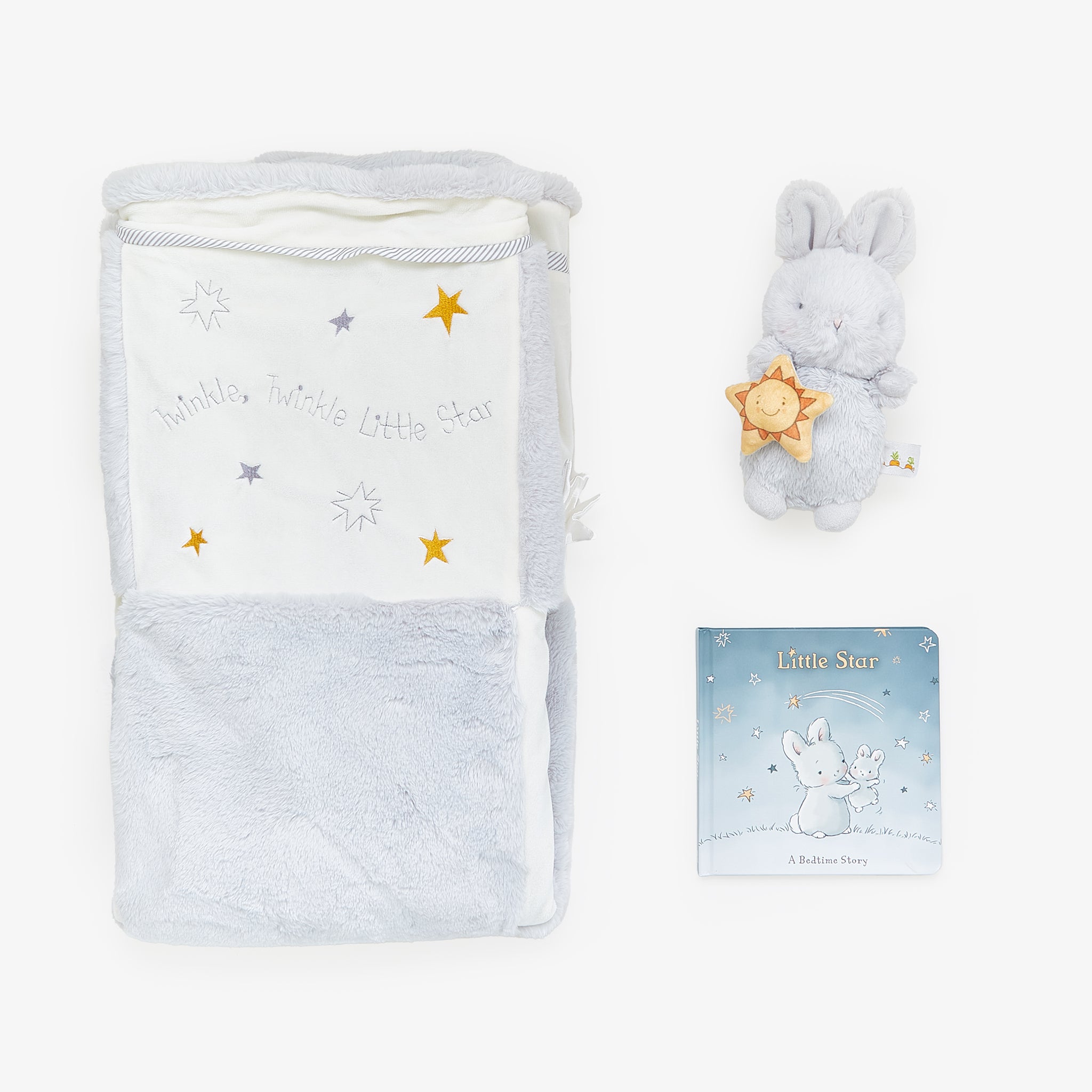 Little Star Heirloom Quilt Gift Set - Premium Handmade Baby Blanket & Keepsake Box - Perfect for Newborn Gifts, Christening, Baptism & Family Heirlooms - Nursery Decor, Baby Shower Present, Special Occasion Gift