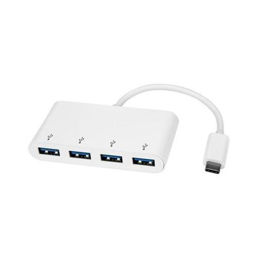 4-Port USB 3.0 Hub with Fast Data Transfer - Expand Laptop Connectivity for Work, Gaming & Home Office