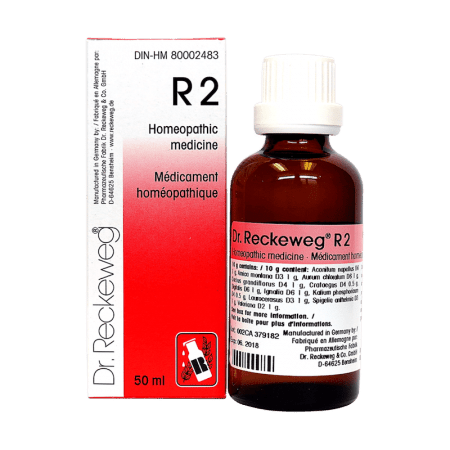 Dr. Reckeweg R2 Heart Efficiency Drops 50ml - Natural Heart Support Supplement for Improved Circulation & Cardiovascular Health - Perfect for Daily Wellness & Heart Care Routine