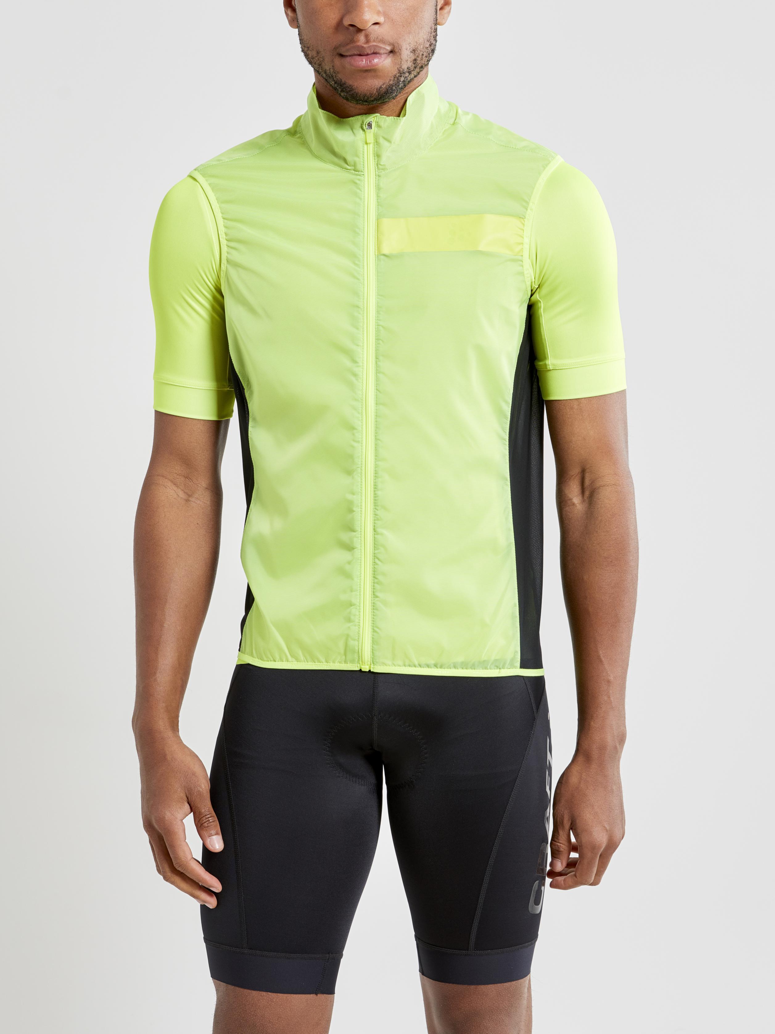 Men's Lightweight Cycling Vest - Breathable Windproof Running Jacket for Outdoor Sports & Commuting