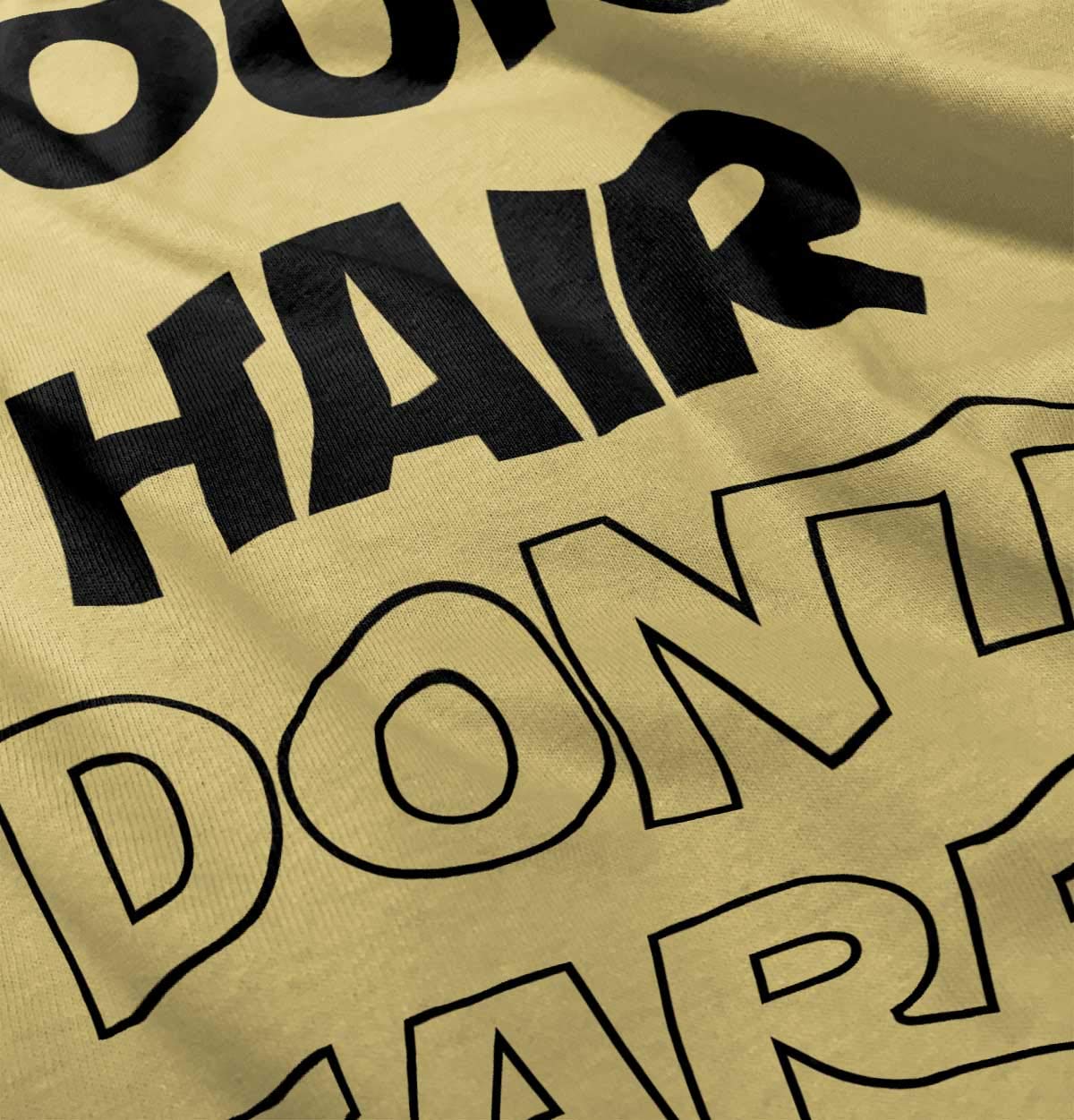 Brisco Brands Wookie Hair Don't Care Dark Galaxy Graphic T-Shirt for Toddler Boys & Girls - Cute Space Themed Tee for Playdates, Birthday Parties & Everyday Wear
