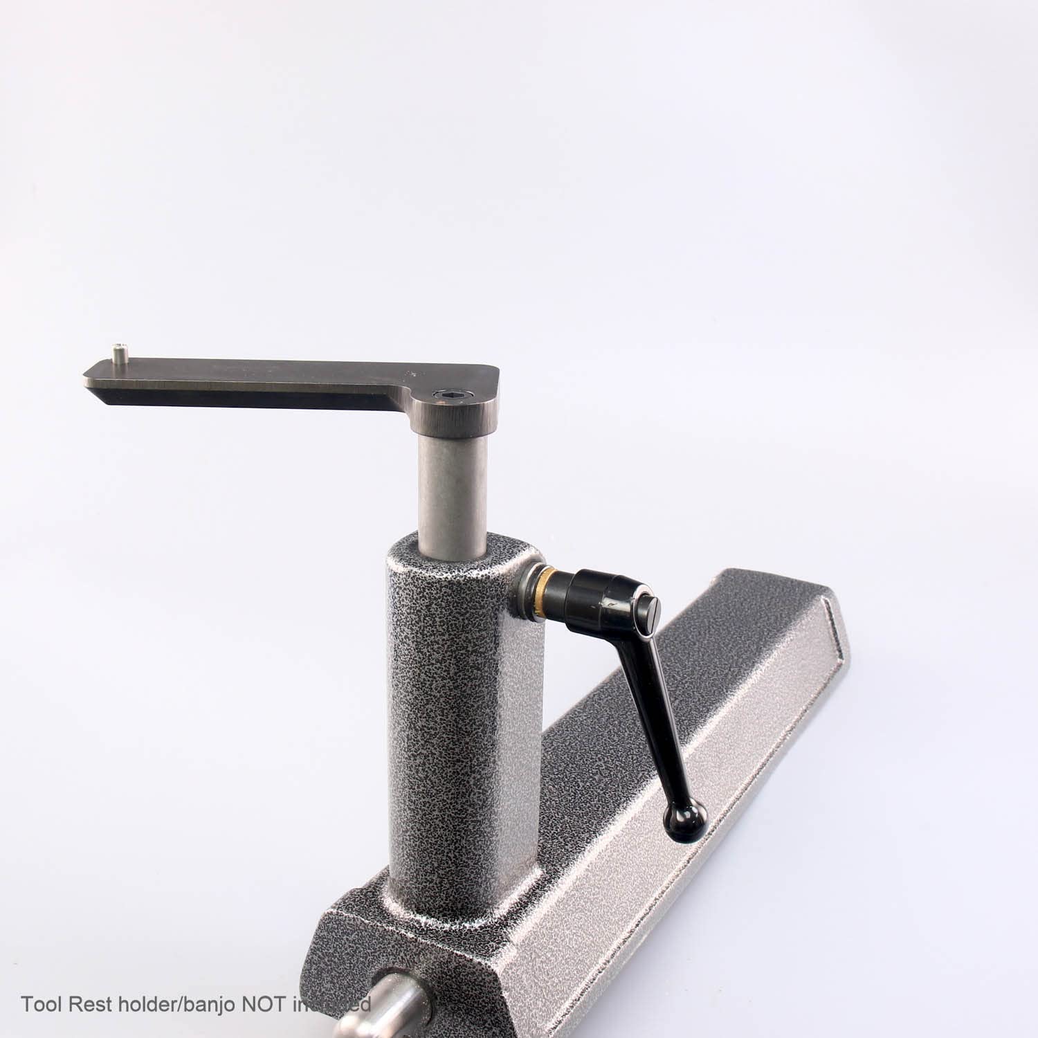 Premium Box Tool Rest with Long Post - Heavy Duty Workbench Accessory for Woodworking & Metalworking Projects