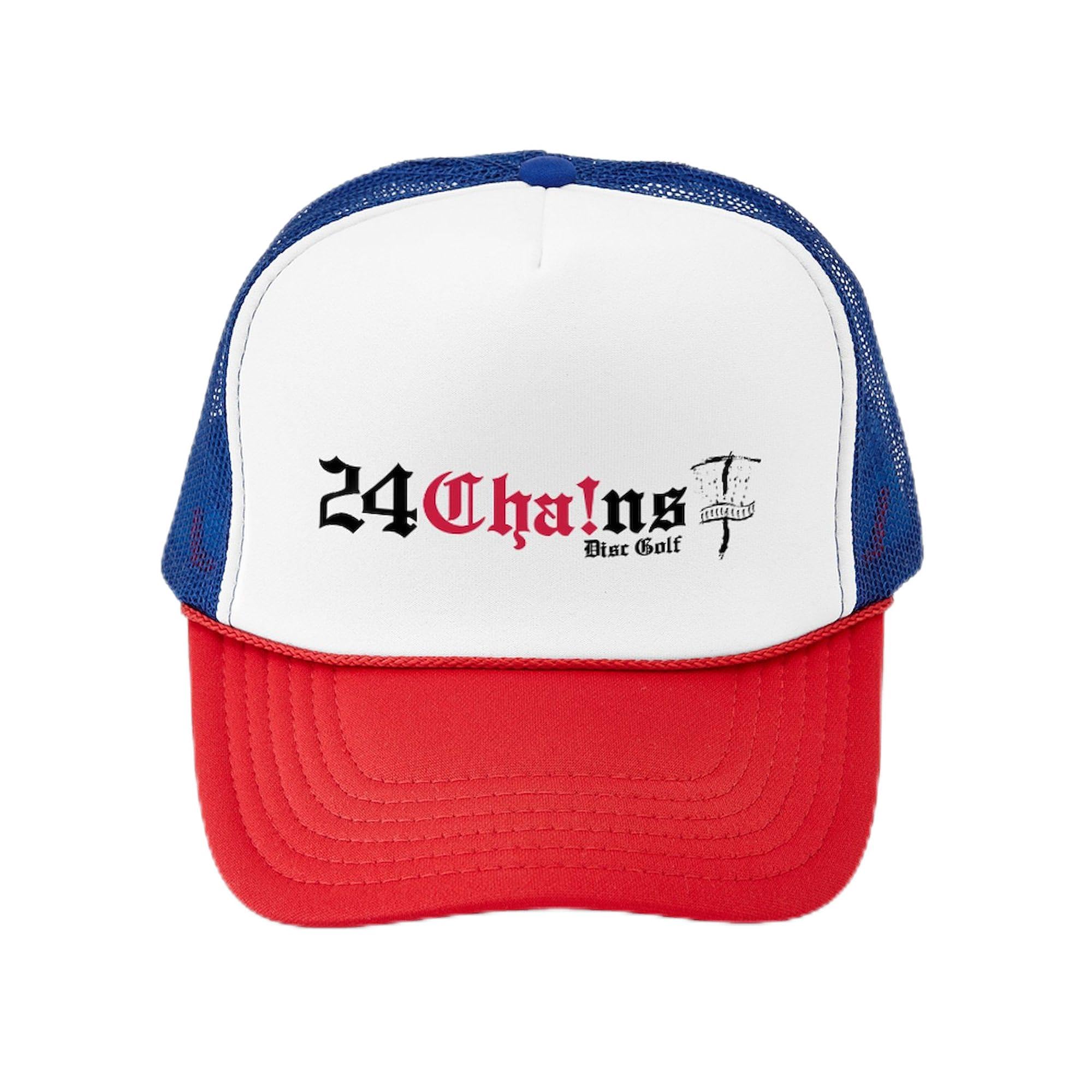 24 Chains Disc Golf Adjustable Snapback Trucker Hat by CafePress - Perfect for Outdoor Sports & Casual Wear