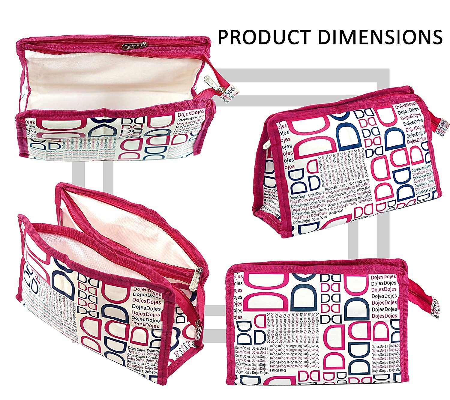 STACKRAID 3-Piece Toiletry Organizer Set - Waterproof Cosmetic Pouch, Jewelry & Makeup Travel Bag for Men & Women (Dusty Pink) - Perfect for Gym, Vacation & Business Trips