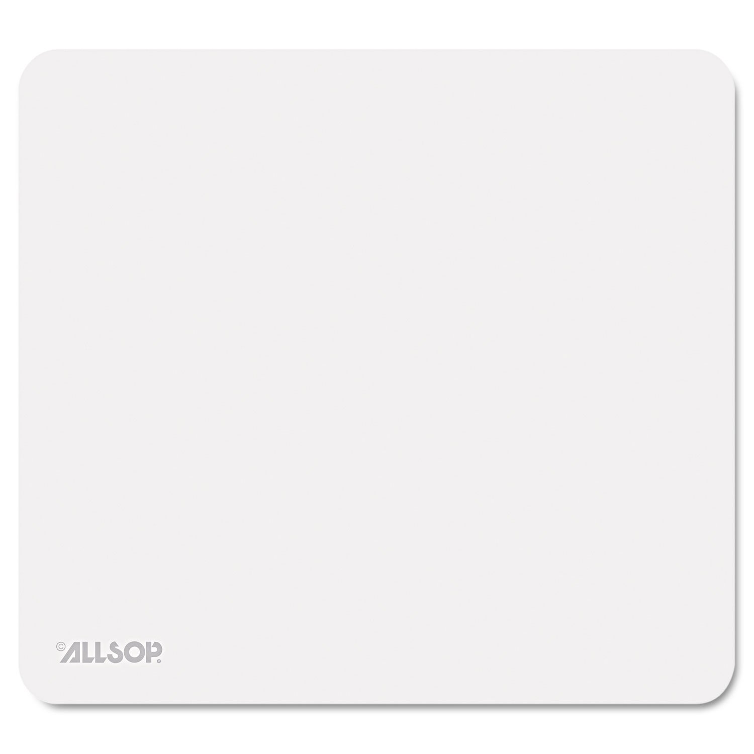 Allsop Accutrack Slimline Mouse Pad - 8.75 x 8 Inches, Silver - Smooth Tracking Surface for Gaming & Office Work