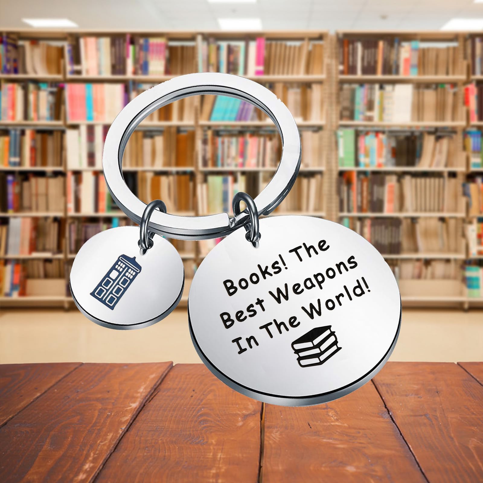 CHOORO Doctor Keychain Book Keyring - Best Weapon Keychain Gift for Doctors, Nurses & Medical Students - Perfect for Scrubs, White Coats & Backpacks