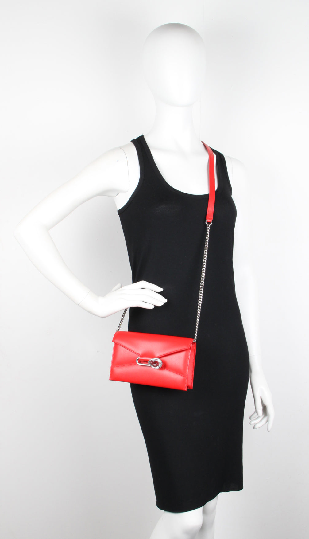 Lust Red Pin Shoulder Bag Small - Stylish Crossbody Purse for Women, Perfect for Travel, Shopping & Everyday Use