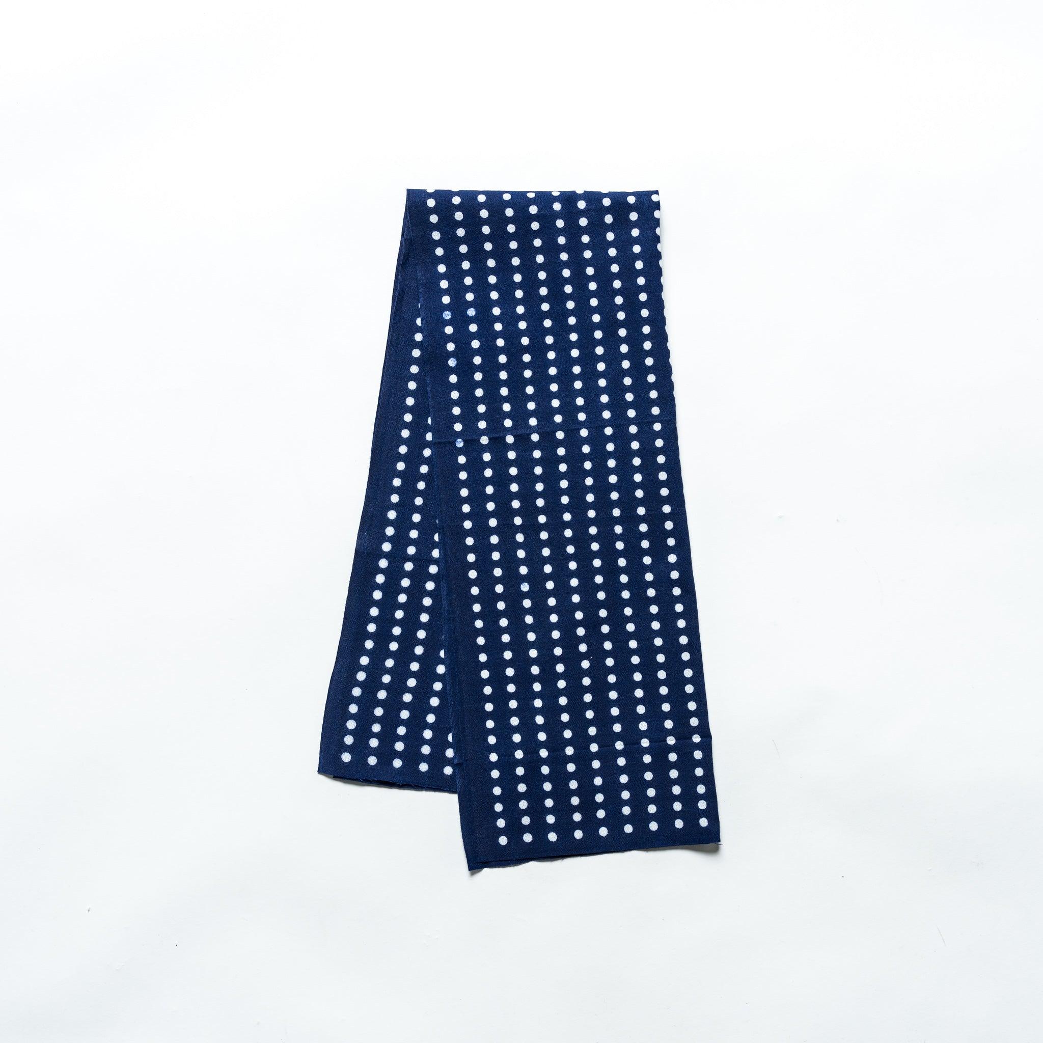 Bean Dot Design Tenugui Hand Towel - Japanese Cotton Towel for Kitchen, Bath & Gym | Quick-Dry, Lightweight & Absorbent
