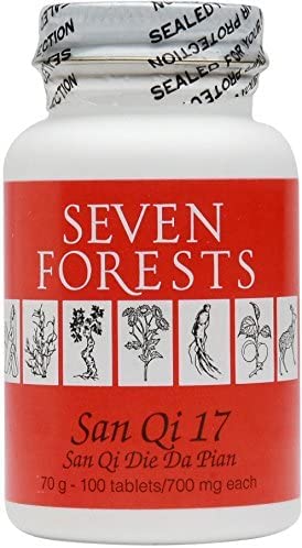 San Qi 17 Tablets (100 Count) - Premium Herbal Supplement for Immune Support & Wellness | Ideal for Daily Health Maintenance & Natural Healing
