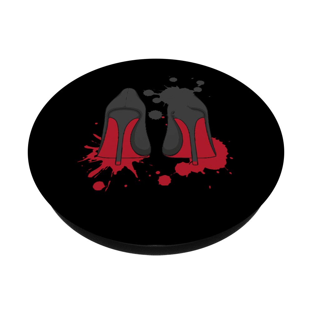 High Heels Stilettos Shoes Women Girl Funny Grip PopSocket PopGrip: Swappable Phone & Tablet Accessory for Fashion Lovers, Perfect for Everyday Use & Gifts