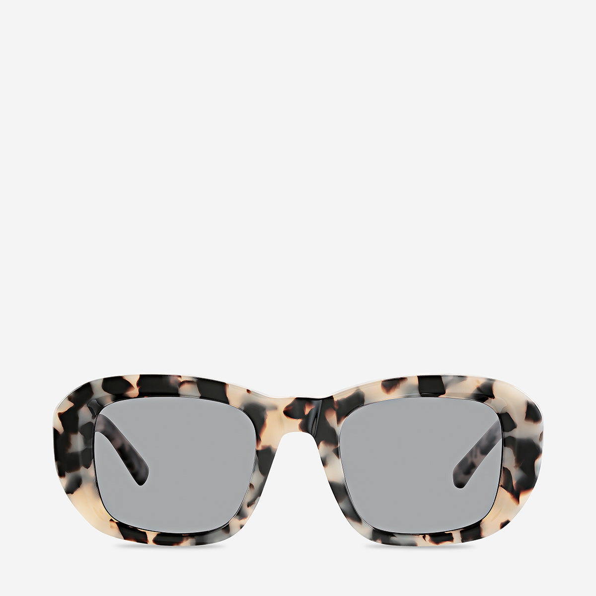 Cascade Sunglasses for Women & Men - Polarized UV Protection - White Tortoise Shell Frame - Perfect for Driving, Beach & Outdoor Activities