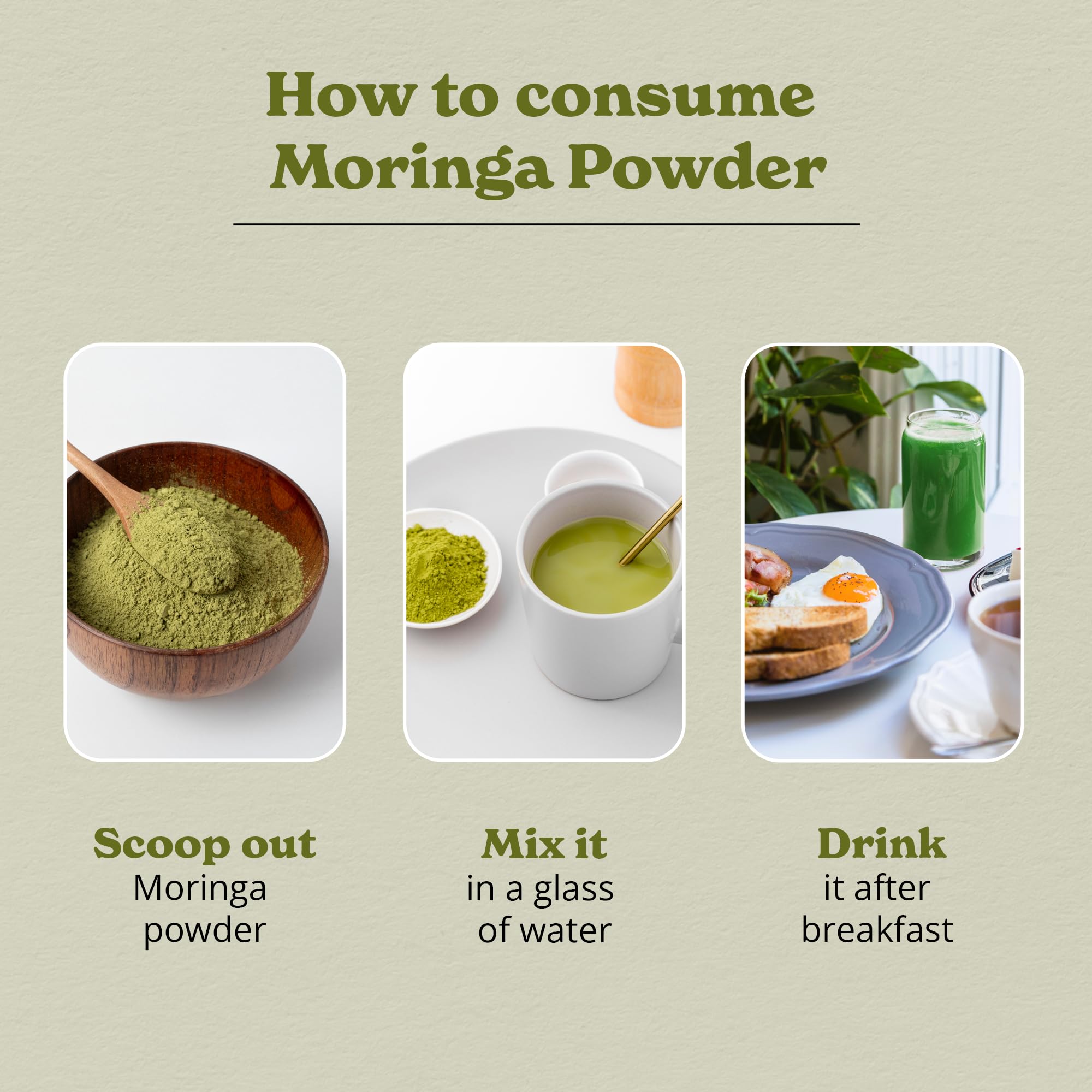 Organic Moringa Leaf Powder 1lb (16oz) - Premium Moringa Oleifera Superfood for Tea, Smoothies & Recipes - Resealable Bag (112 Servings) - Boost Energy, Immunity & Nutrition for Daily Wellness