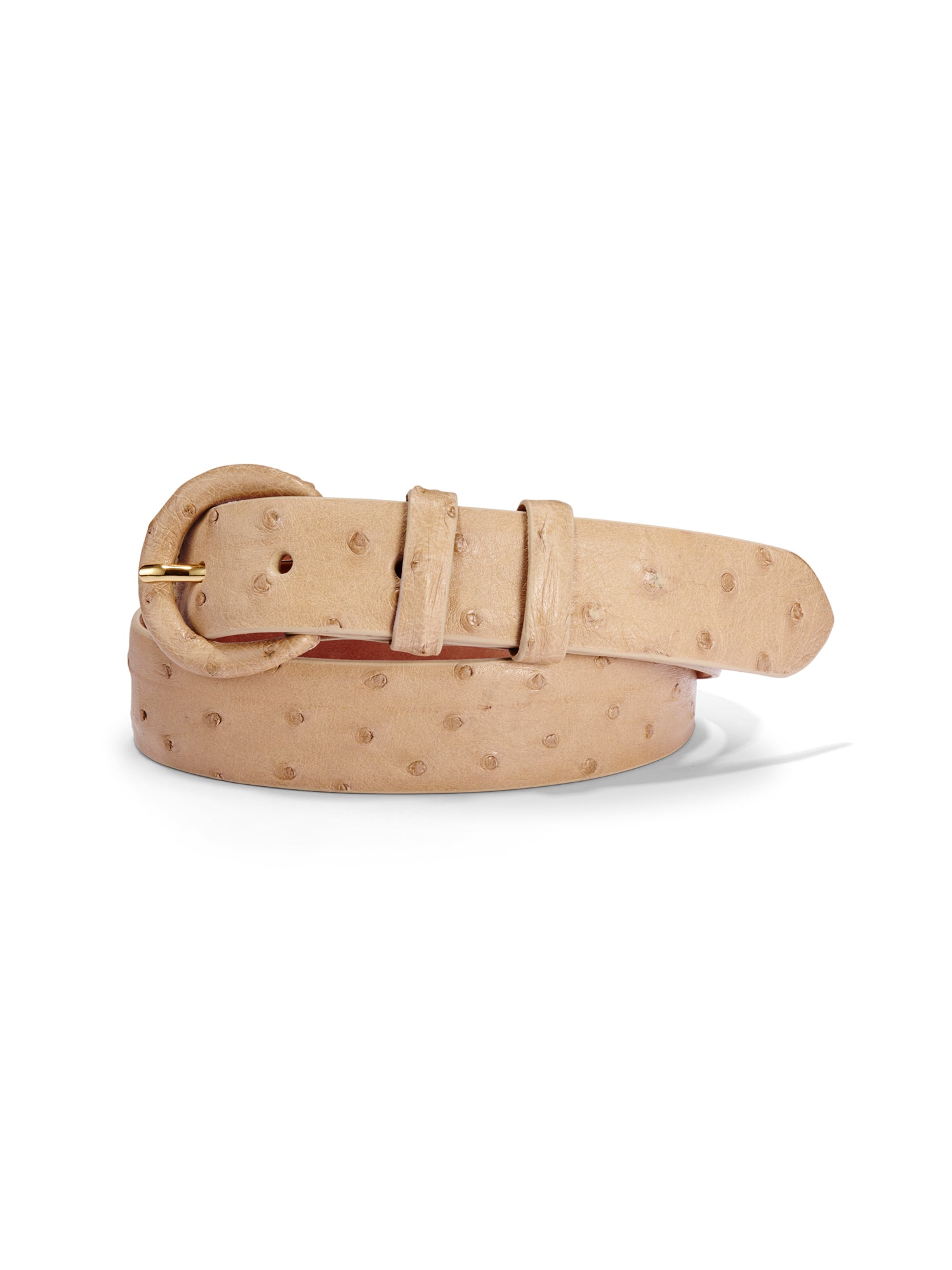 Stylish Bardot Ostrich Leather Belt for Women | Fashion Accessory for Jeans, Dresses & Office Outfits