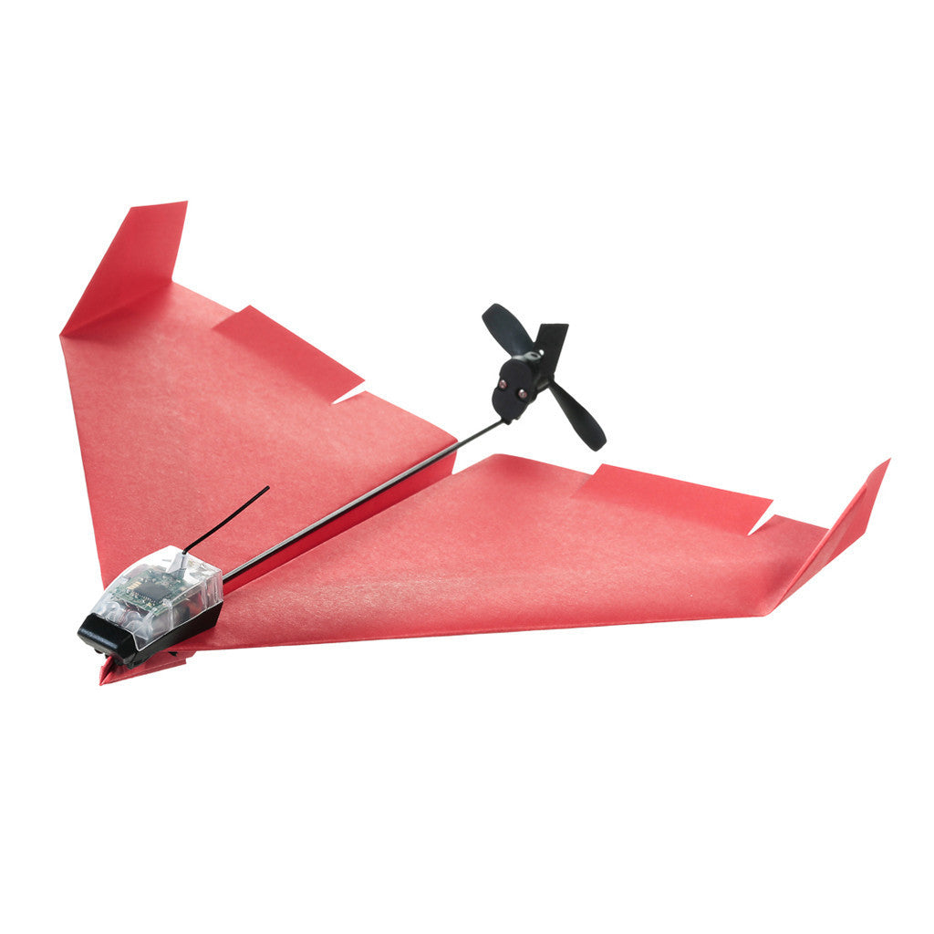 PowerUp 3.0 Smartphone Controlled Paper Airplane Kit - DIY Remote Control Flying Toy for Kids & Adults - STEM Educational Gadget for Indoor/Outdoor Play, Birthday Gifts & Science Experiments