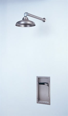 Guardian GBF1672 Wall Mounted Recessed Emergency Shower - ANSI Compliant Safety Equipment for Laboratories & Industrial Workplaces | Chemical Spill Protection & Eye Wash Station