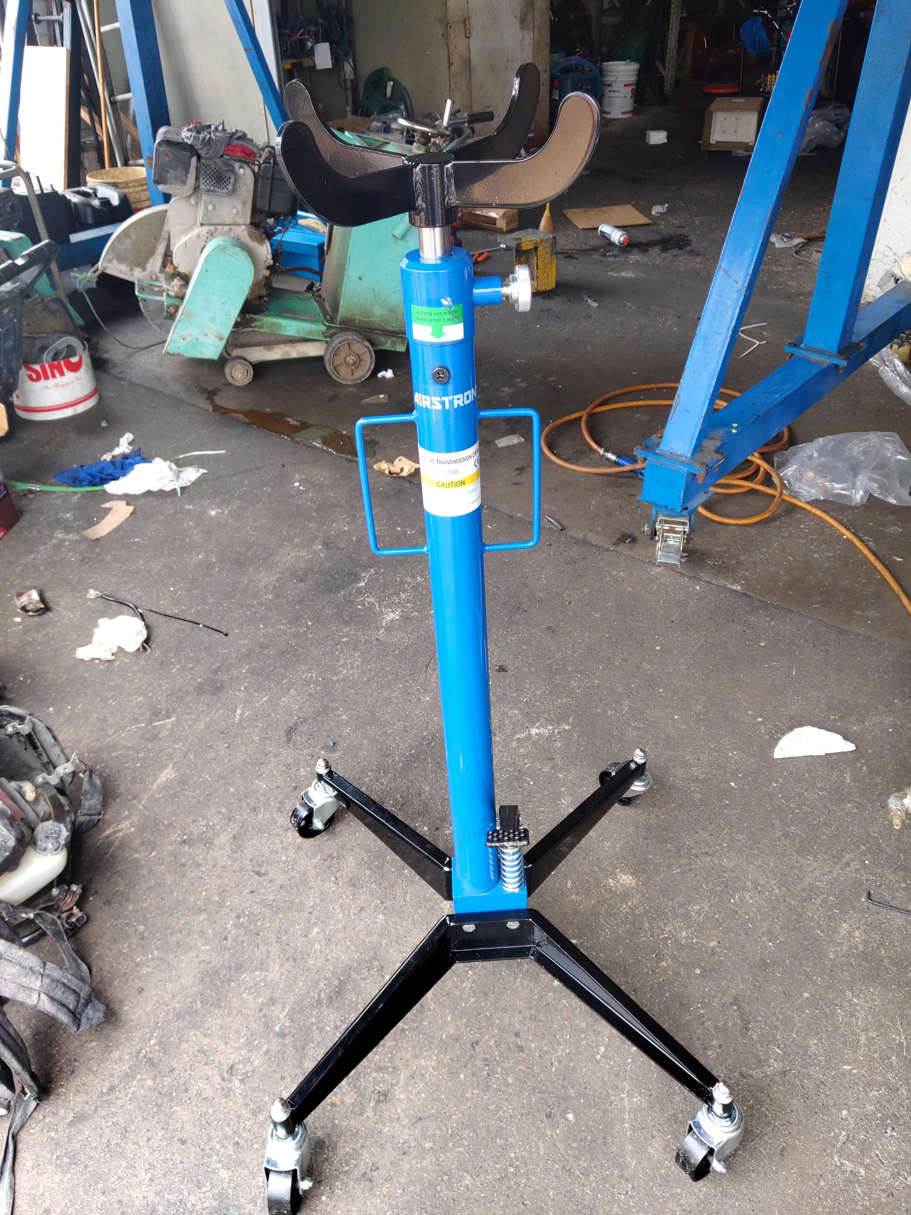 AIKO 0.5 Ton High Lift Transmission Jack - Heavy Duty Car Repair Tool for Mechanics | Model JACK ZD02051 28 | Perfect for Auto Shops & DIY Garage Transmission Work
