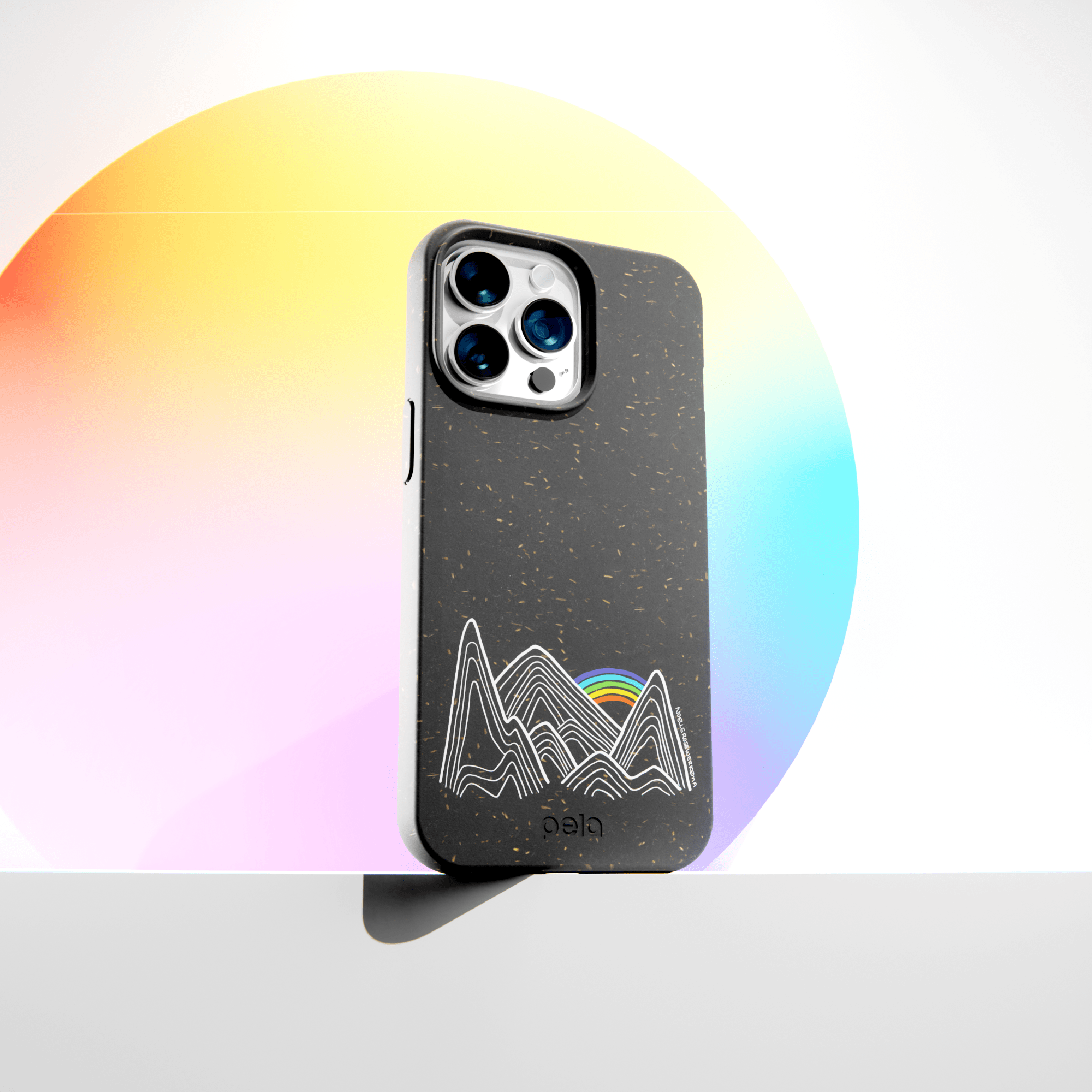 Black Elevation iPhone 11 Pro Case - Shockproof Protective Cover with Raised Edges for Screen & Camera Protection - Perfect for Outdoor Activities & Daily Use