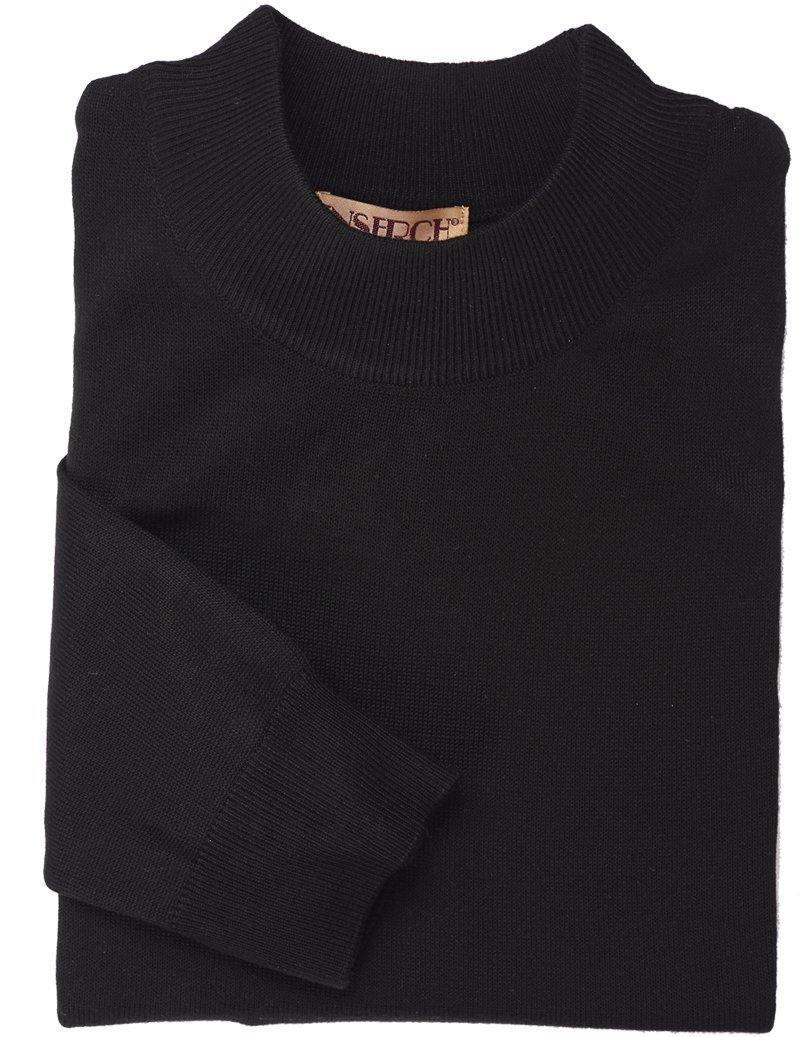 Mock Neck Sweater Women's Black Winter Pullover - Perfect for Casual Outfits, Office Wear & Holiday Parties