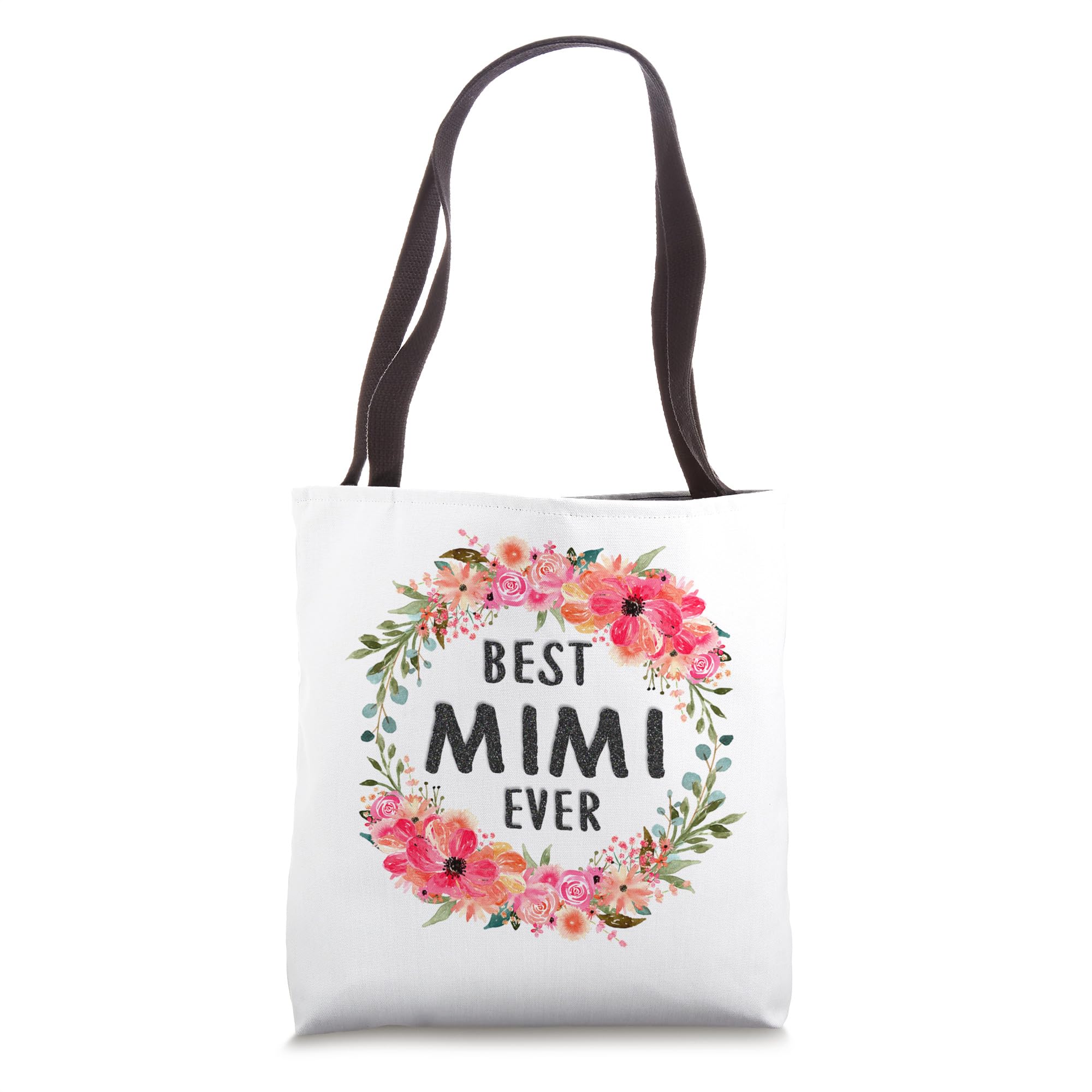 Best Mimi Ever Tote Bags - Premium Canvas Tote for Women, Perfect Gift for Mom & Grandma - Ideal for Shopping, Beach Trips & Daily Use