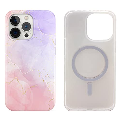 Gradient Pink Purple Marble