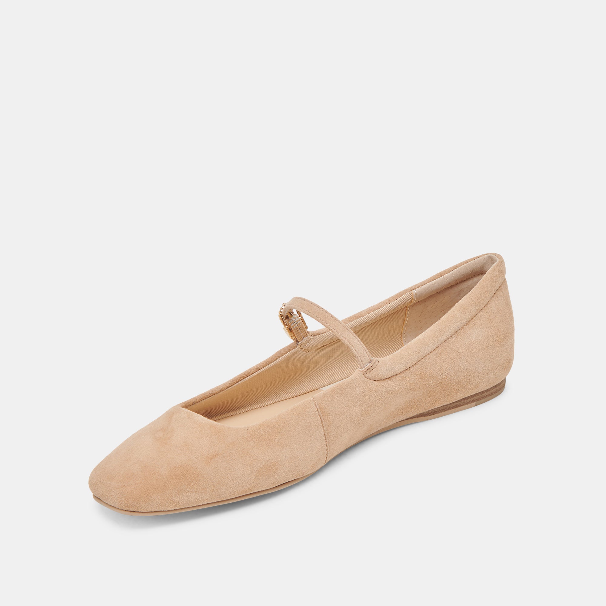 Reyes Women's Ballet Flats - Soft Bamboo Suede Comfortable Slip-On Shoes for Work, Travel & Casual Wear