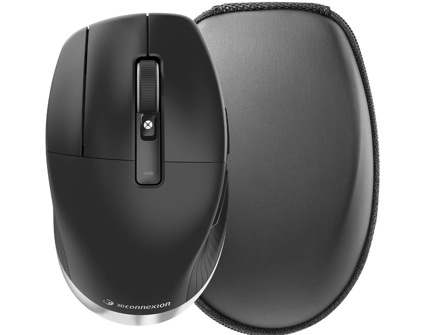 3Dconnexion 3DX-700117 Wireless Left-Handed Mouse – Bluetooth & RF Dual Mode, 7200 DPI Optical Sensor for Office & CAD Design | Ergonomic Comfort for Left-Handed Professionals