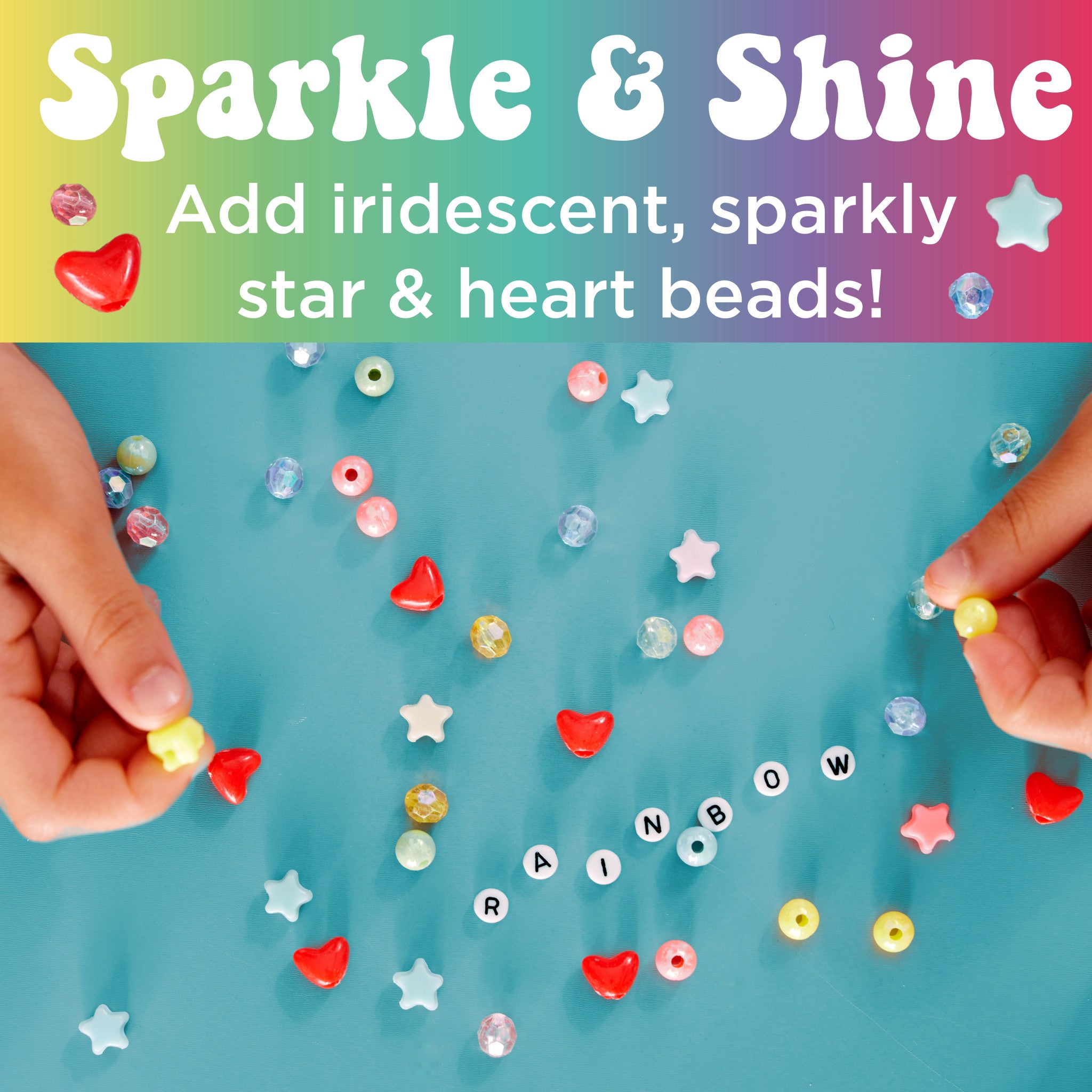 Rainbow Bead Jewelry Jar #6478000 - DIY Craft Beads for Bracelets, Necklaces & Home Decor