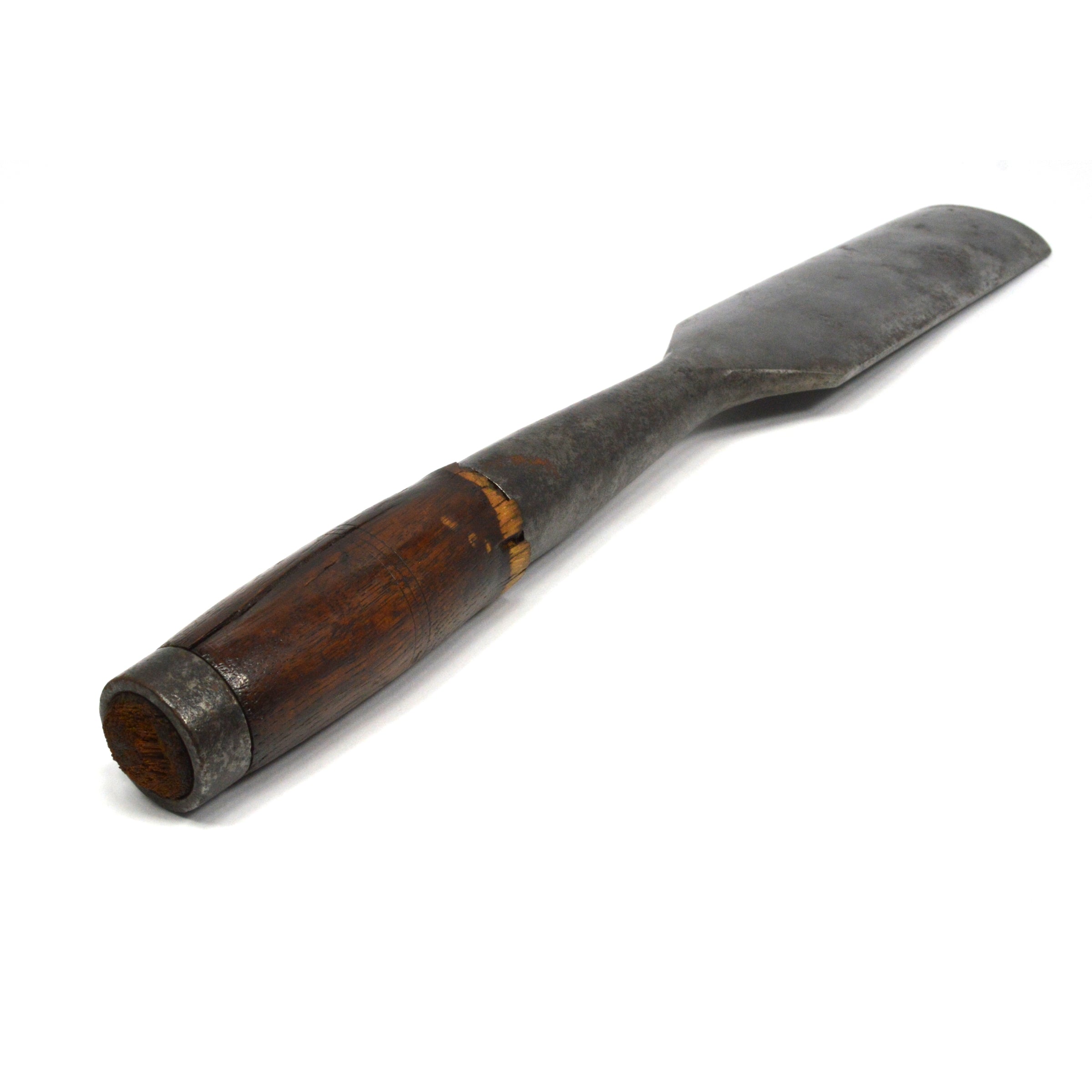 Antique Large Socket Gouge Woodworking Chisel by Underhill - 2 5/8x19 Inch Big Slick - Perfect for Wood Carving, Furniture Making & DIY Wood Projects