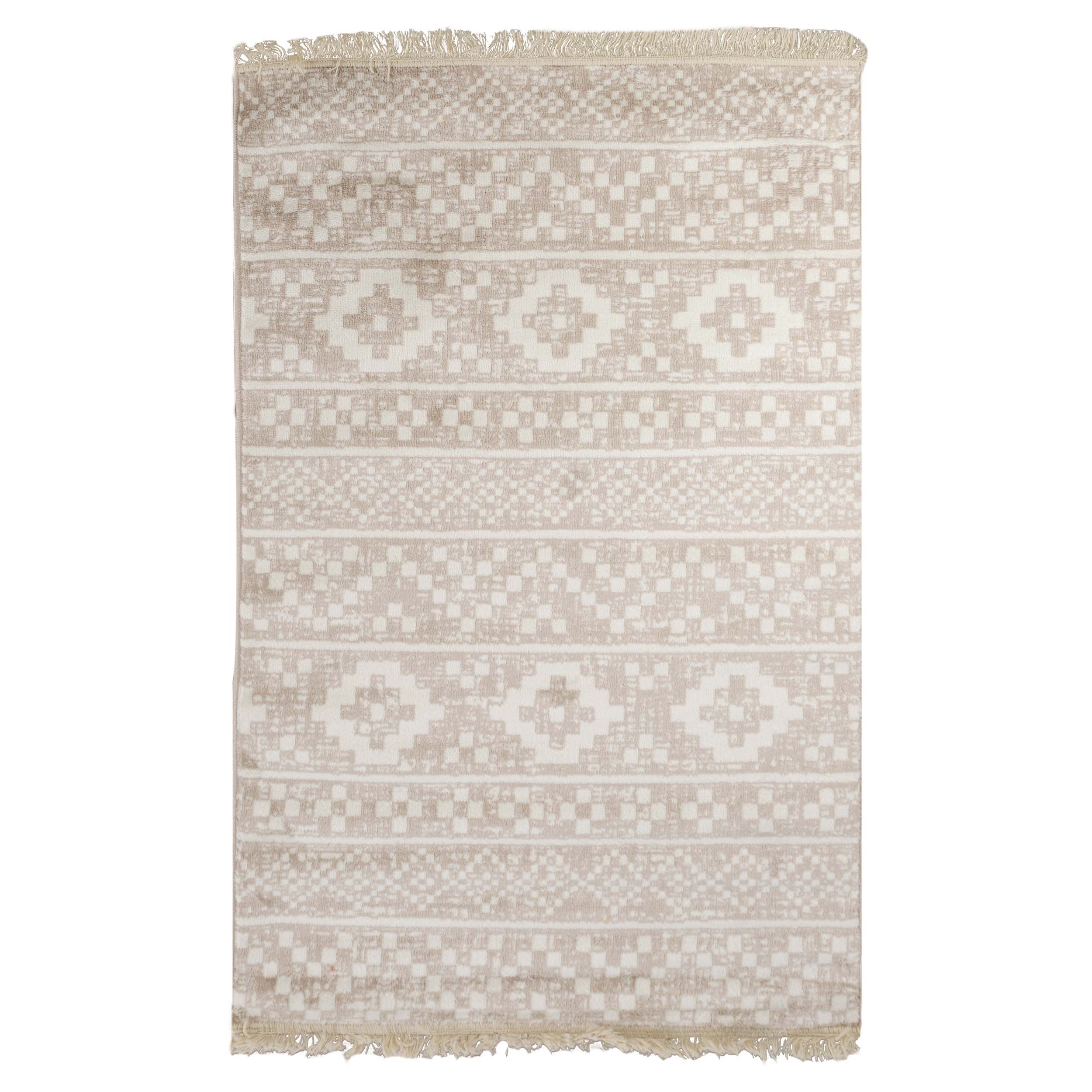 Stylish Geometric Diamond Pattern Indoor Area Rug & Runner - Soft Non-Slip Floor Carpet for Living Room, Bedroom, Hallway | Home Decor & Modern Interior Design