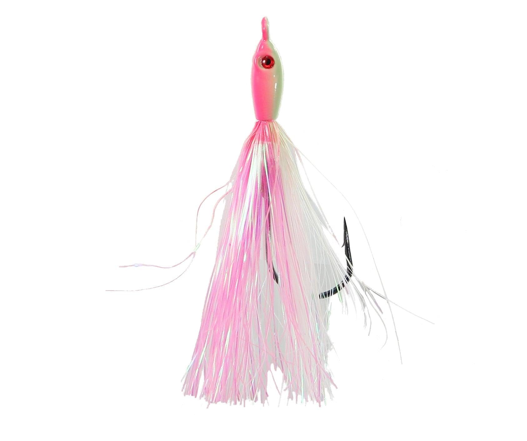 Jigging World Fluke Candy Teasers V2 with Bucktail - Premium Saltwater Fishing Lures for Fluke, Flounder & Striped Bass - Ideal for Inshore & Offshore Fishing Trips