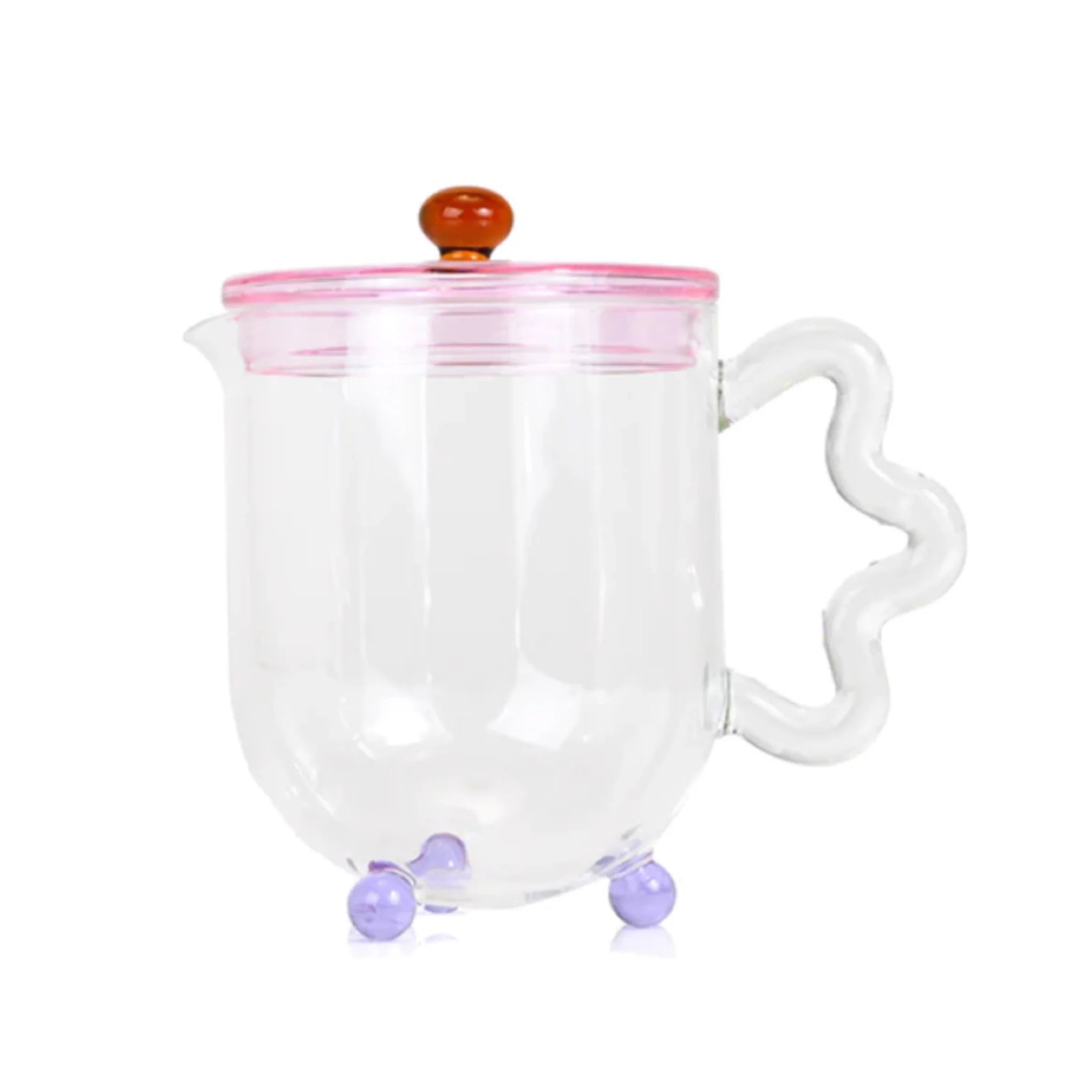 Premium Bloom Teapot - Elegant Floral Design Ceramic Teapot with Stainless Steel Infuser - Perfect for Loose Leaf Tea, Herbal Tea & Iced Tea - Ideal for Home, Office & Gift Giving