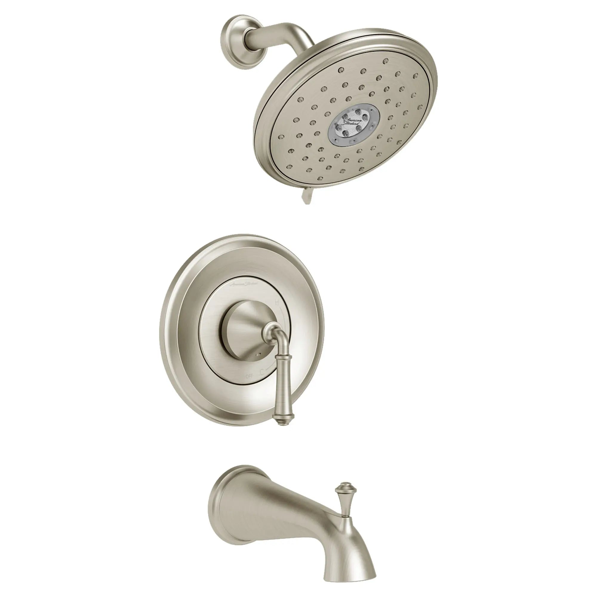 Delancey® 1.8 GPM Water Saving Shower Trim Kit - 4 Function Showerhead & Lever Handle for Bath & Shower - Perfect for Bathroom Renovation & Water Conservation