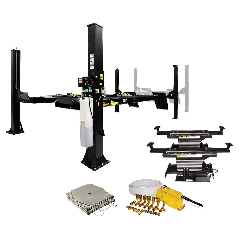 Challenger AR4115XAO Extended Length 4-Post Open End Wheel Alignment Package (15,000 lbs Capacity) - Perfect for Truck and Heavy-Duty Vehicle Maintenance & Repair Shops