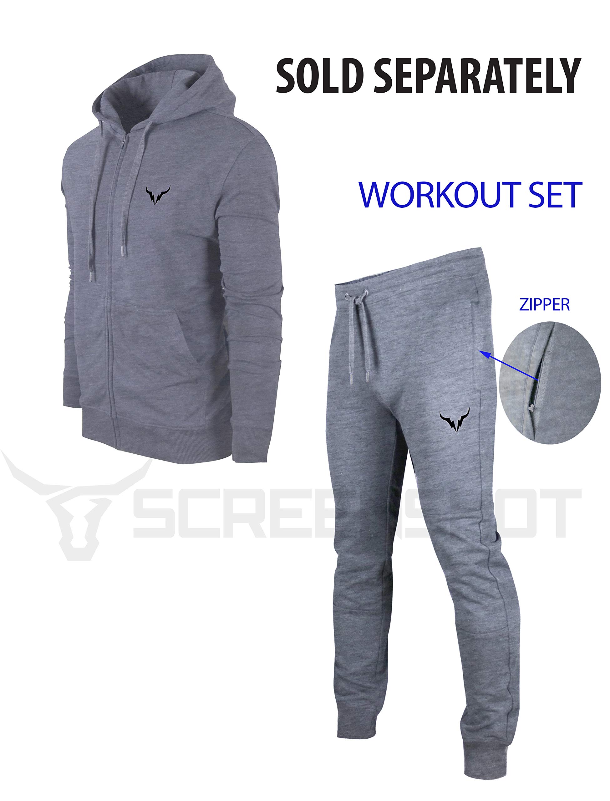 Premium Slim Fit Workout Pants for Men - Athletic Jogger Fitness Gym Sweatpants | Moisture-Wicking & Breathable | Ideal for Running, Training & Casual Wear