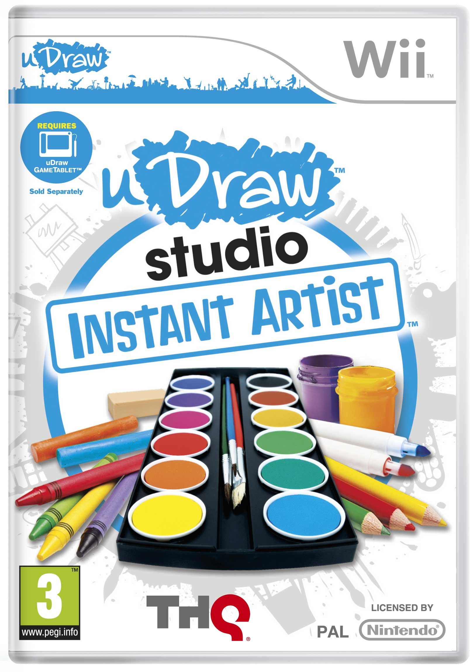uDraw Instant Artist Drawing Tablet for Wii - Interactive Digital Art Game by THQ | Perfect for Kids, Beginners & Creative Fun at Home