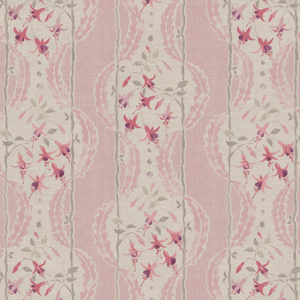 Fuchsia Trail Fabric - Soft Heather Pink Cotton Blend for Quilting, Sewing & DIY Crafts - Perfect for Home Decor, Apparel & Scrapbooking Projects