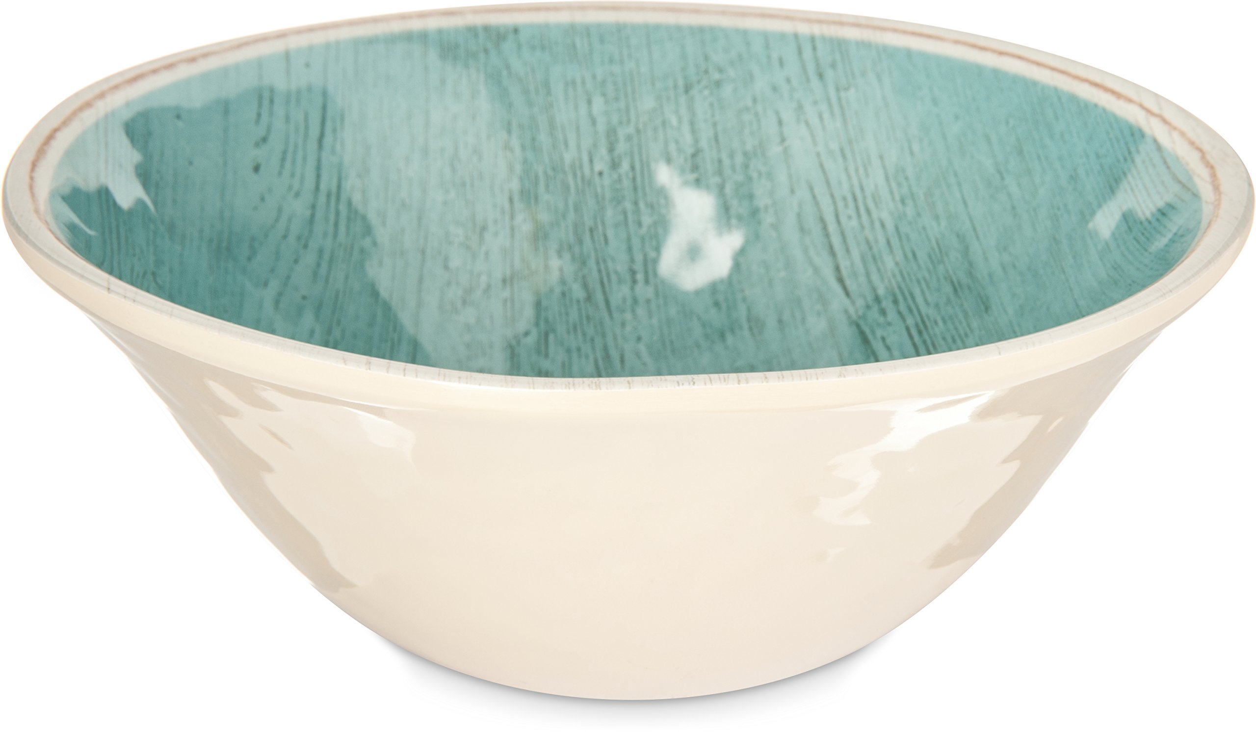 Carlisle FoodService 27oz Reusable Melamine Ice Cream Bowls - Durable Plastic Dessert Dishes for Home & Restaurant Use, Cream Color (Pack of 12) | Perfect for Ice Cream Parlors, Cafes, and Family Gatherings