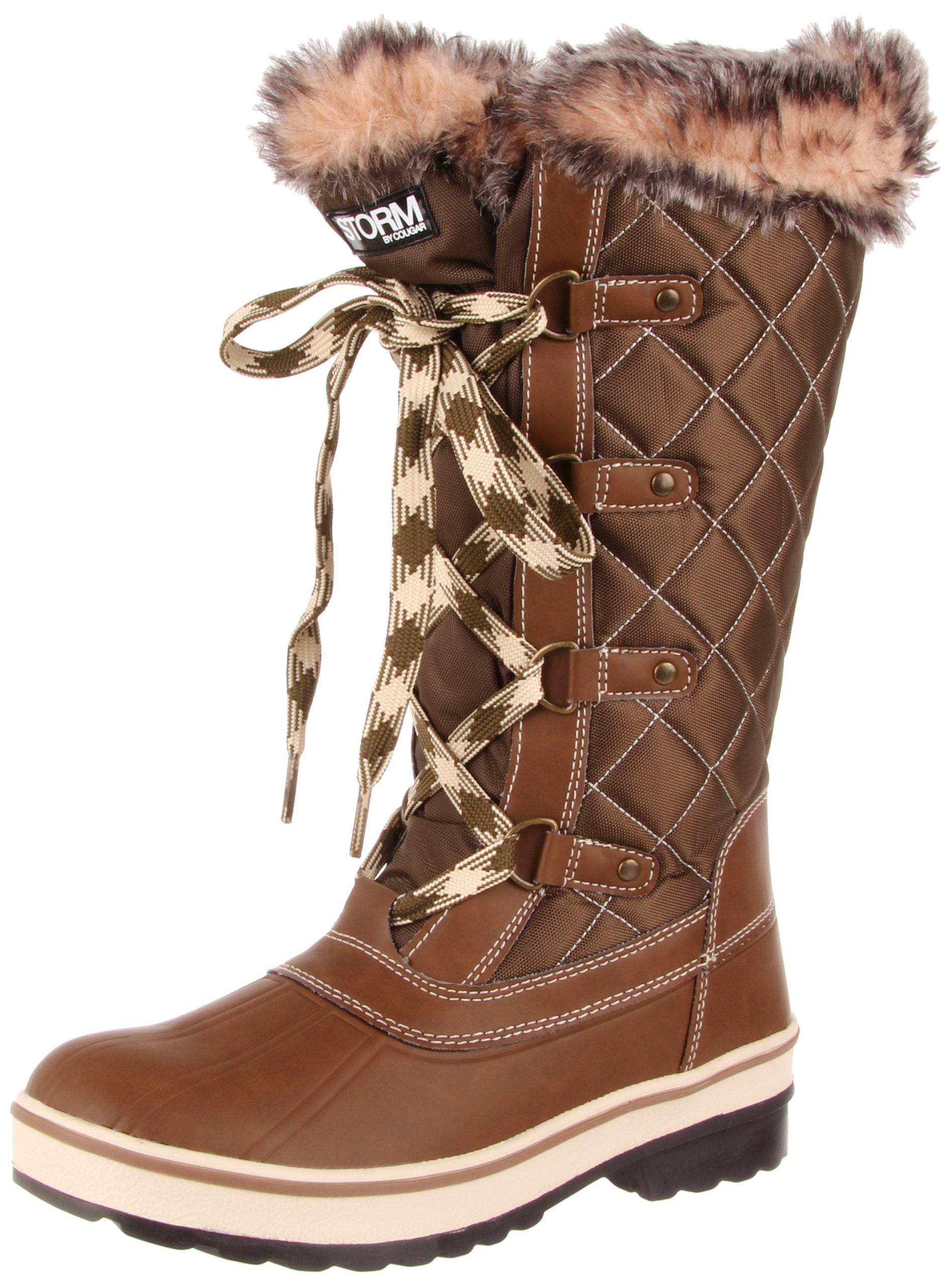 Cougar Women's Aspire Quilted Winter Boots - Waterproof Snow Boots for Women with Warm Fleece Lining | Perfect for Hiking, Snowy Weather & Outdoor Winter Activities