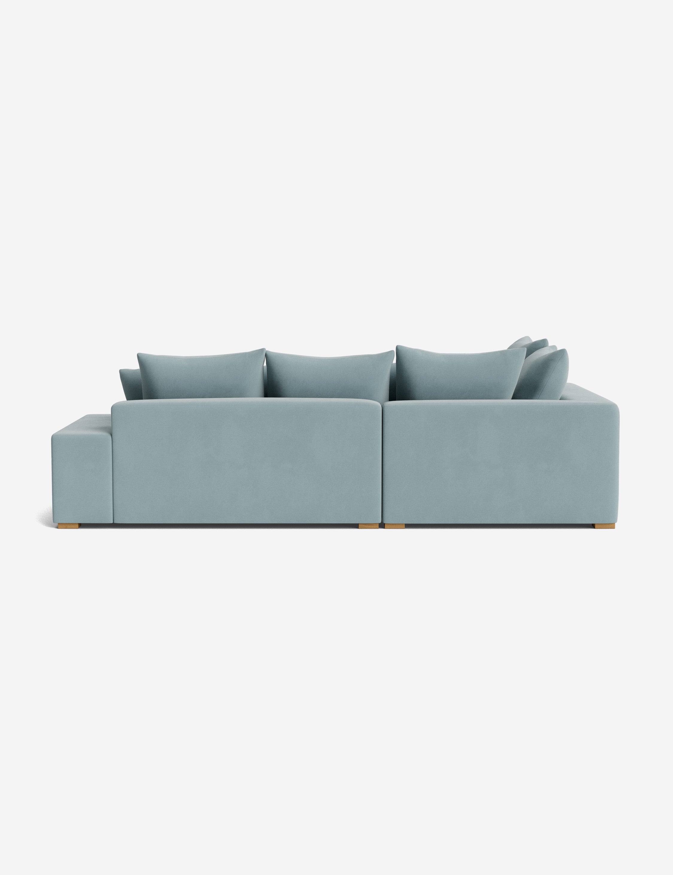 Stylish Clayton Sectional Sofa - Modern L-Shaped Couch for Living Room, Home Theater & Lounge Areas | Comfortable Fabric Upholstery & Spacious Seating