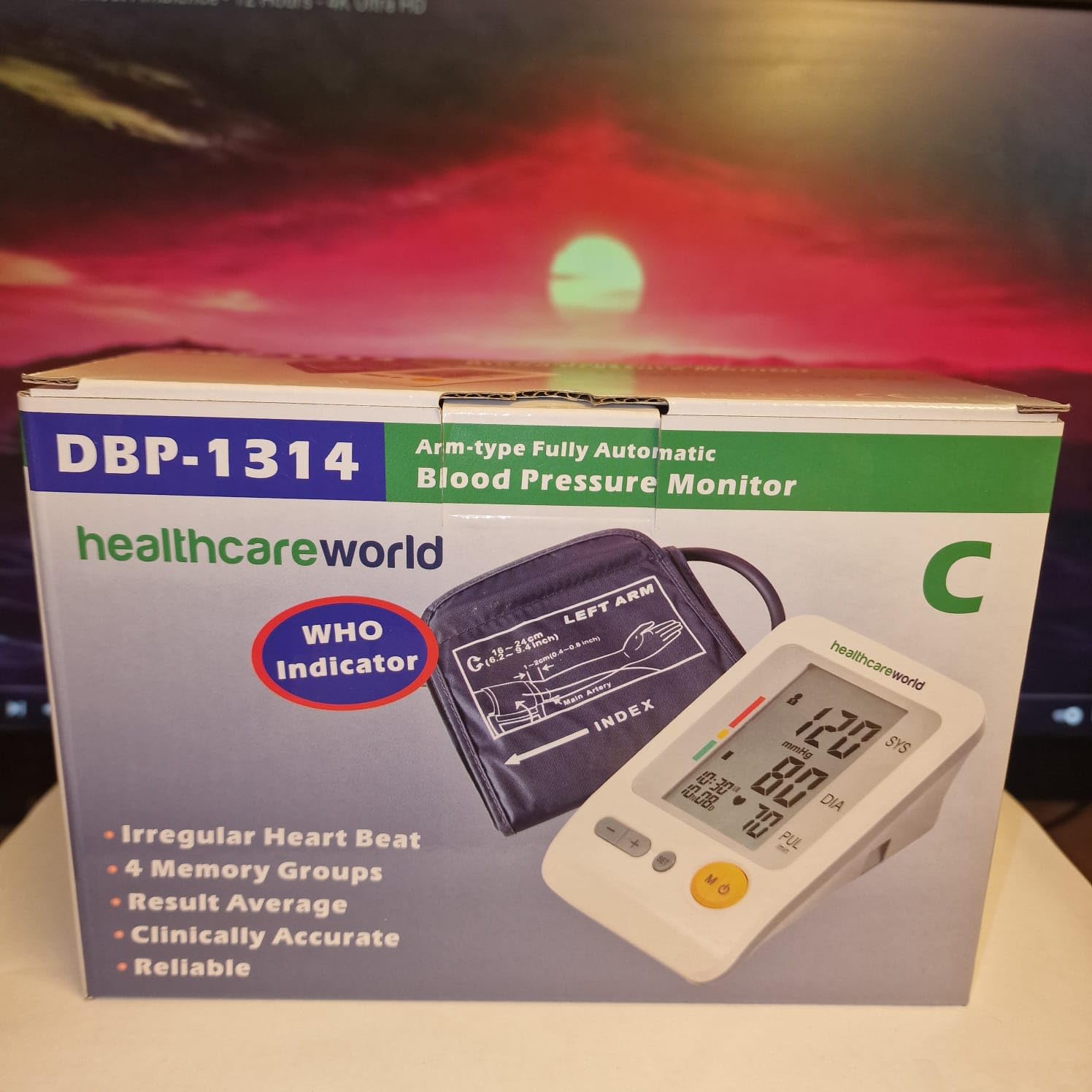 Accurate Digital Blood Pressure Monitor with Large Cuff (30-42cm) & Standard Cuff (22-36cm) - Automatic Inflation, WHO Indicator - Perfect for Home Health Monitoring & Doctor Visits