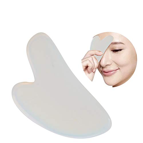 Natural Opal Gua Sha Scraping Plate for Body Massage - Best Relaxation & Pain Relief Tool for Tired Muscles - Perfect for Home Spa, Self-Care, and Wellness Routine