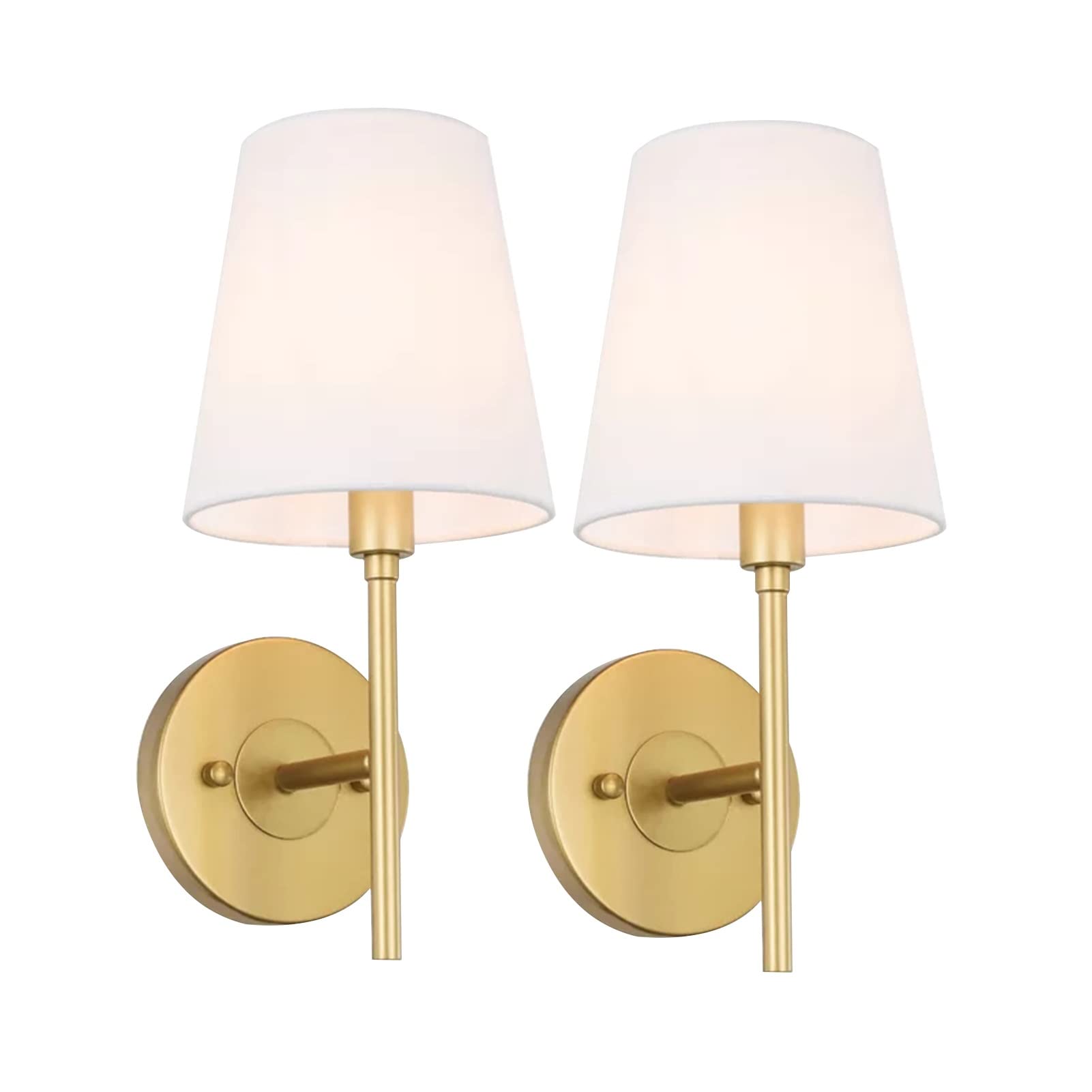 DCOC Battery Operated Wall Sconce Lights - Set of 2 Wireless Remote Dimmable Fixtures, No Hardwiring Needed, Easy Installation for Bedroom, Lounge & Farmhouse Decor | Perfect for Ambient Lighting, Hallway Accents & Cozy Home Atmosphere
