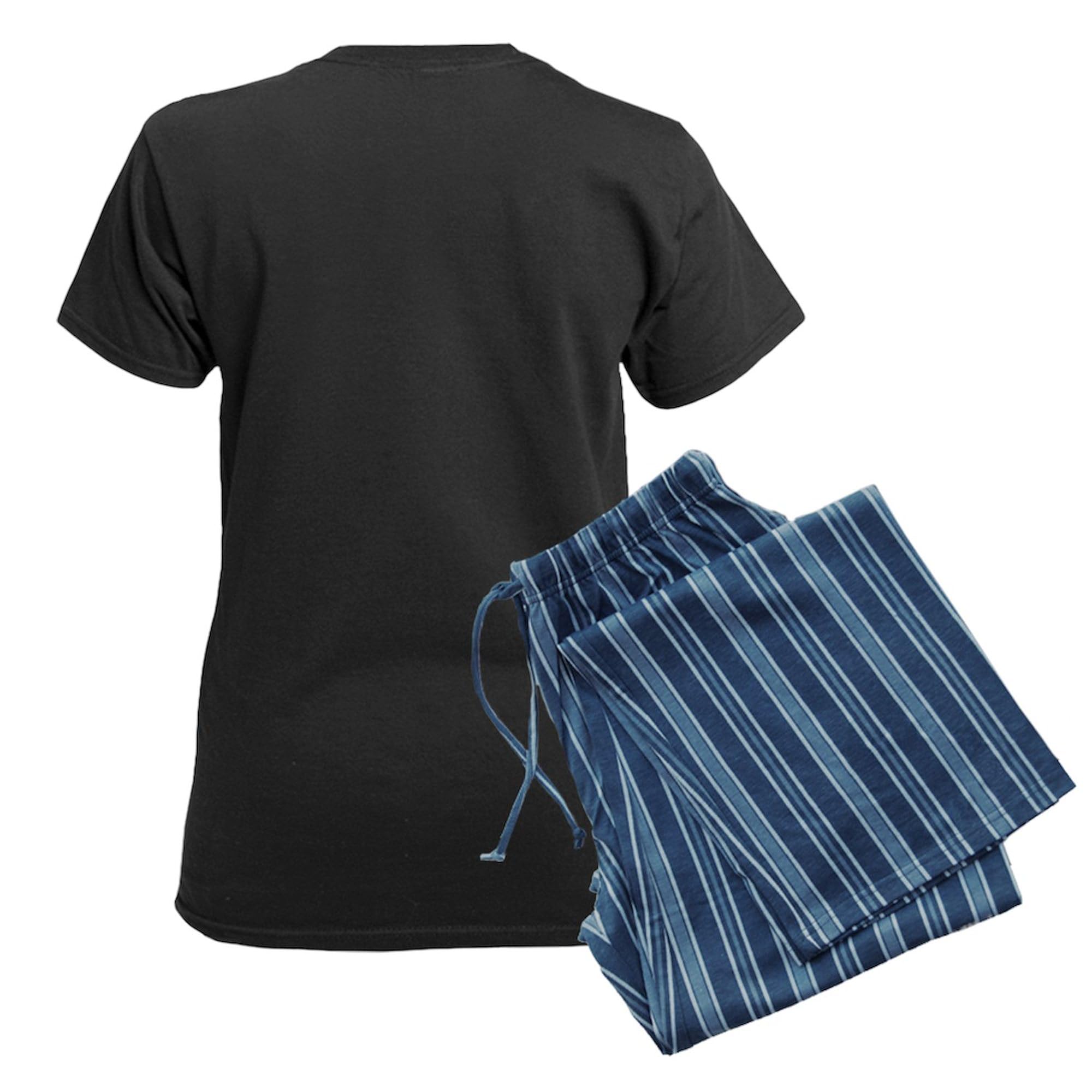 Funny Dentist & Dental Hygienist Themed Women's Dark Pajama Set - Comfortable Novelty Sleepwear for Teeth Lovers | Perfect for Dental Professionals, Gifts & Cozy Nights