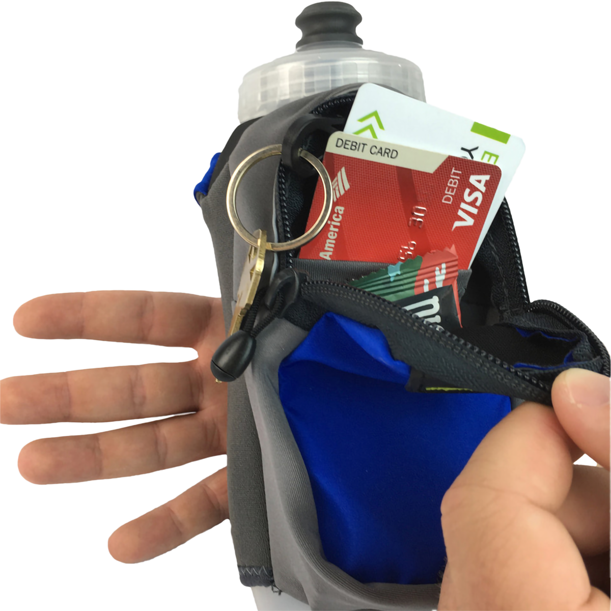 12 oz Hydraform Ergo Lite Ultra Handheld Water Bottle - Lightweight & Leakproof for Gym, Hiking, Travel & Everyday Use