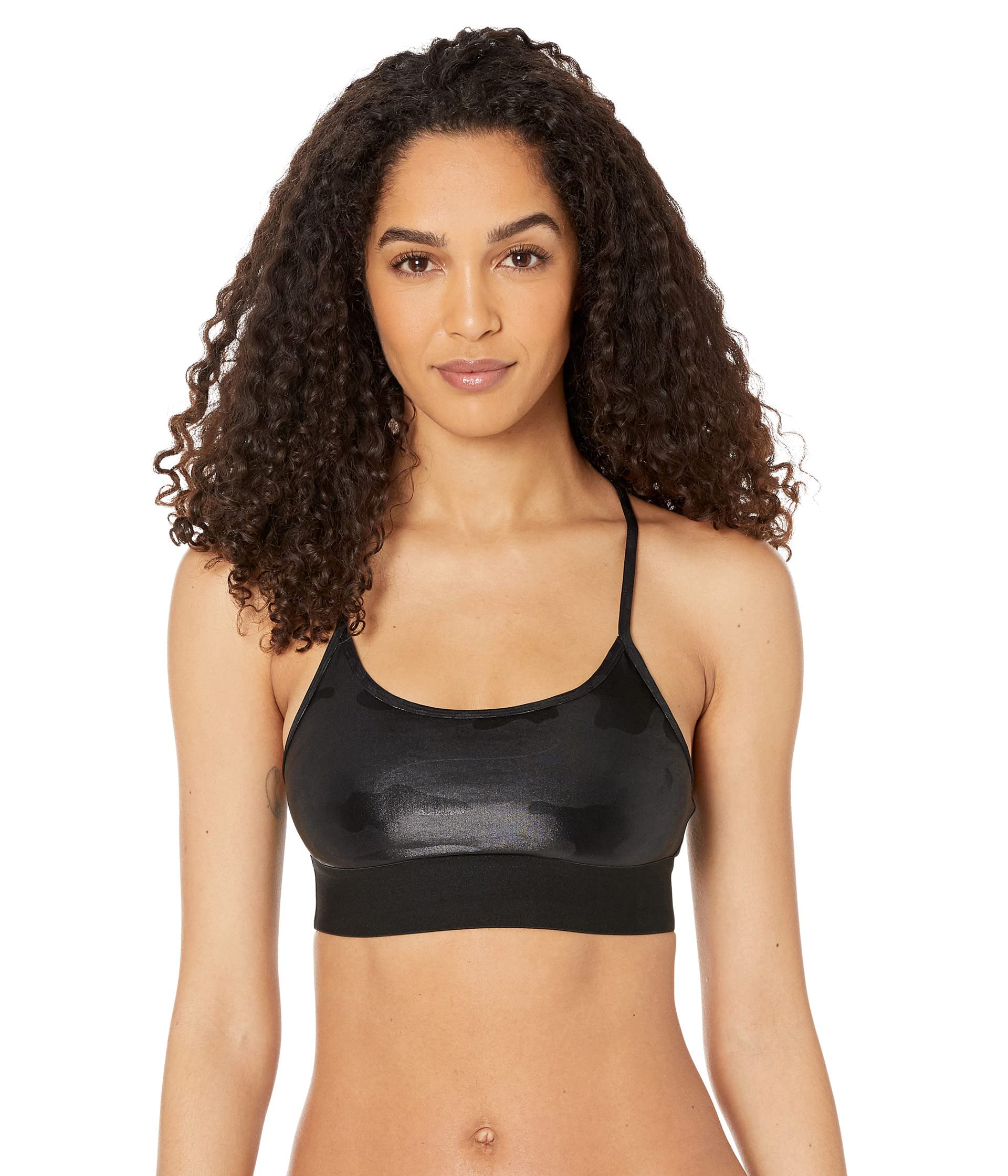 High-Performance Camouflage Sweeper Sports Bra for Women - Workout, Running & Yoga Activewear