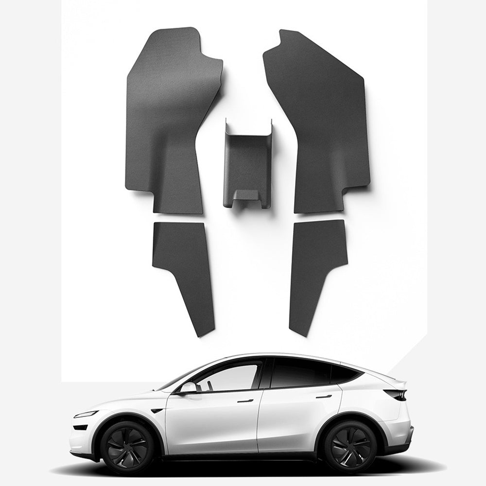 Premium TPE Interior Protectors for Tesla Model Y Juniper (2025+) - 5-Piece Custom Side & Rear Console Covers for Ultimate Protection & Style | Perfect for Road Trips, Daily Commutes & Car Enthusiasts