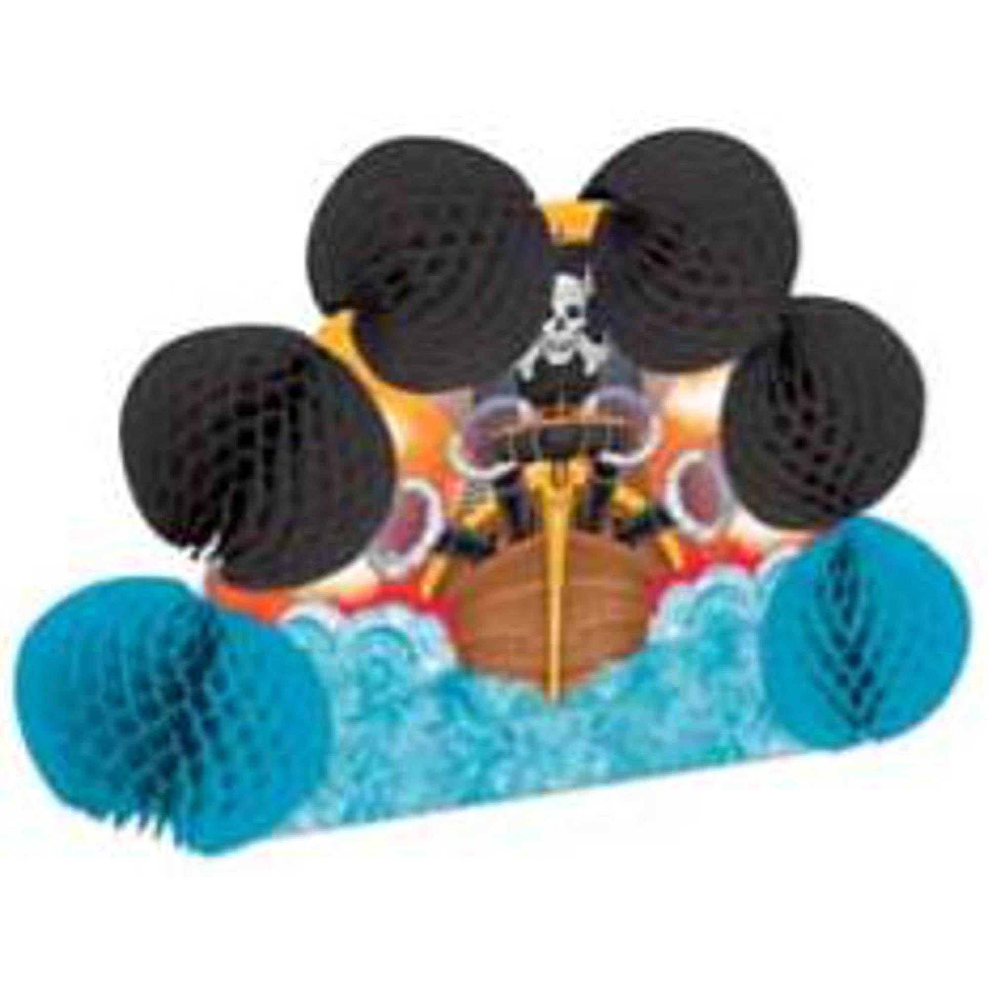 Pirate Adventure 10-Piece Pop Up Centerpiece Set for Kids Birthday Party Decorations - Perfect for Themed Parties, Baby Showers & Table Decor