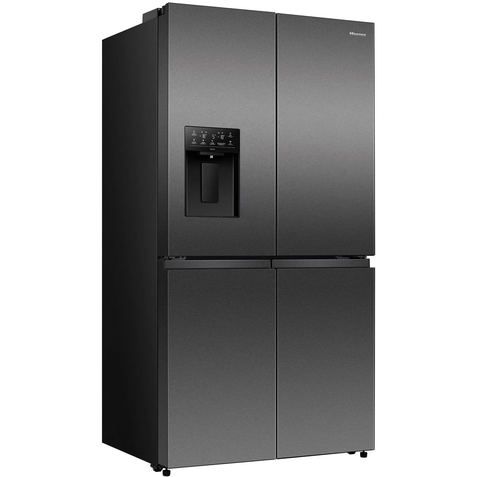 Brand New Hisense HRCD640TBW 640L French Door Refrigerator - Non-Plumbed Water & Ice Dispenser, 3-Year Warranty | Perfect for Modern Kitchens, Large Families & Entertaining Guests