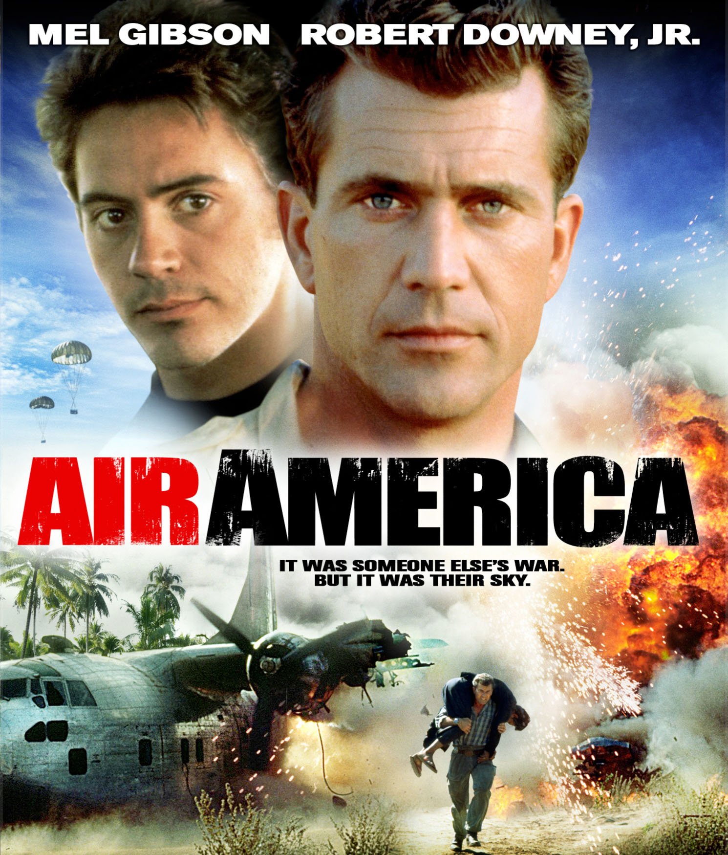 Air America [Blu-ray] - Action Comedy Movie Starring Mel Gibson & Robert Downey Jr. - Perfect for Movie Nights & Aviation Enthusiasts