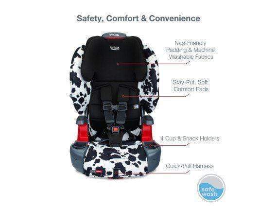 Britax Grow With You Clicktight Booster Car Seat - Safe & Adjustable for Kids 3-12 Years - Perfect for School, Travel & Family Road Trips